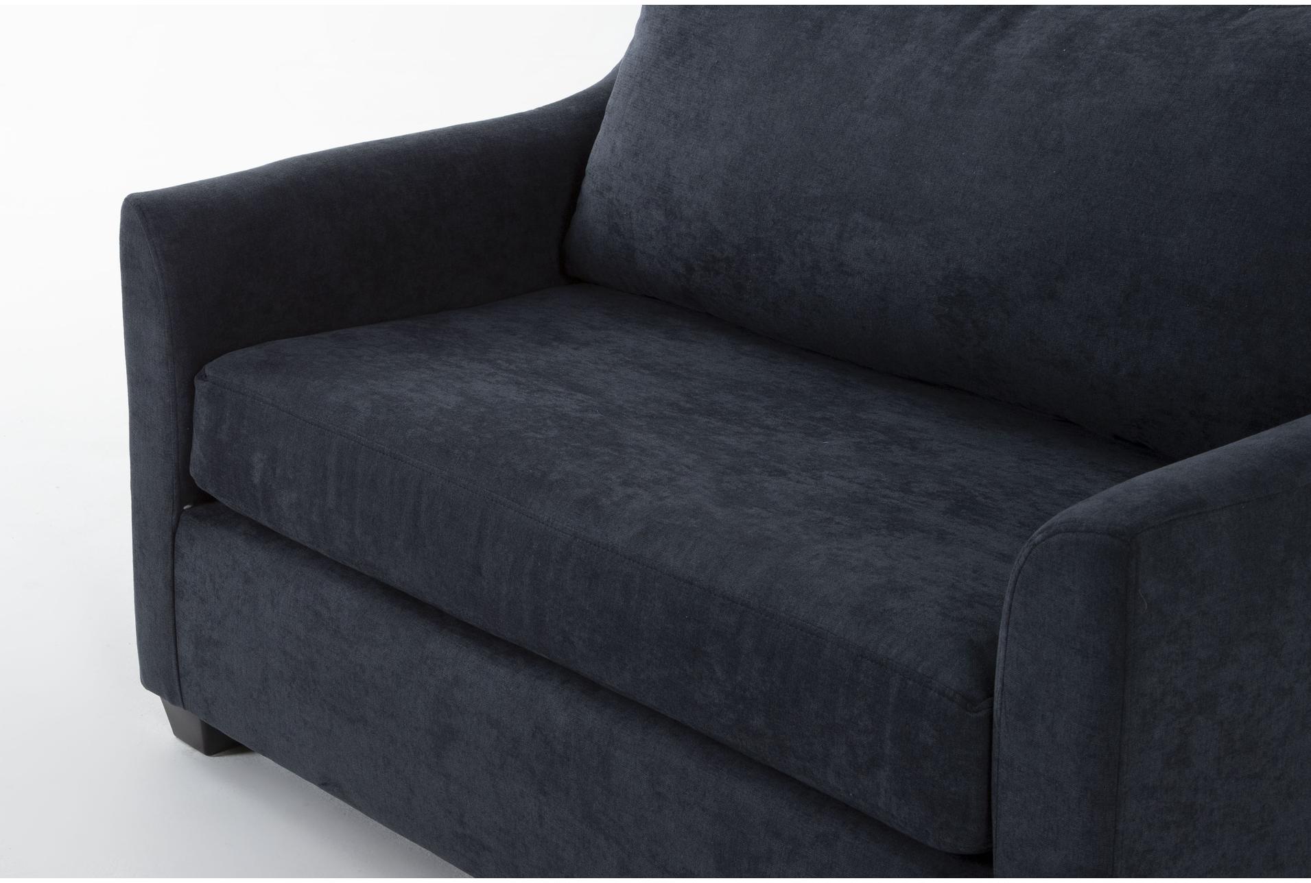 porthos midnight blue fabric 52" twin memory foam arm chair sleeper and large storage ottoman | reading | solid | with arms 7 porthos midnight blue fabric 52" twin memory foam arm chair sleeper and large storage ottoman | reading | solid | with arms