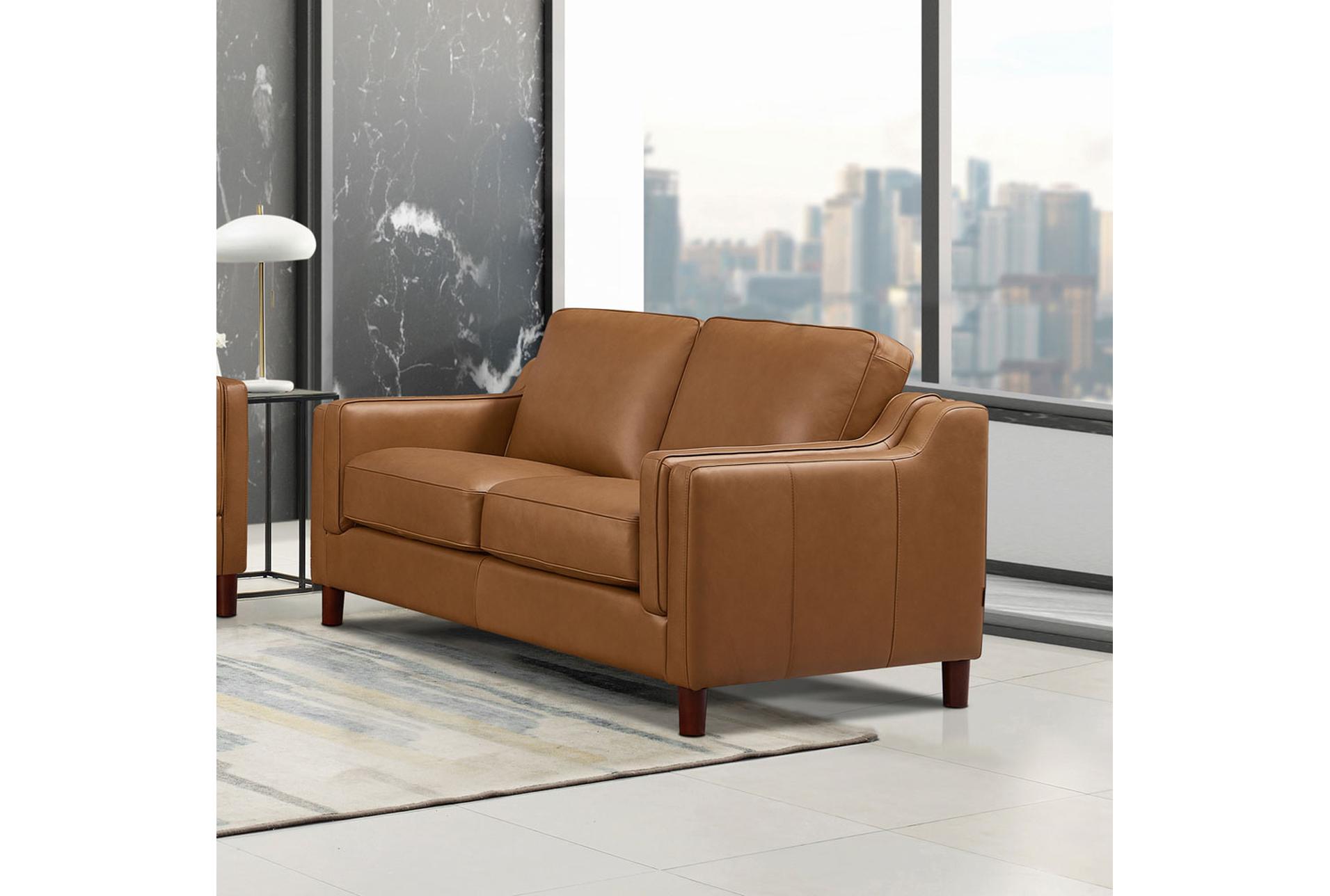 beau brown modern leather loveseat 11 beau brown modern leather loveseat