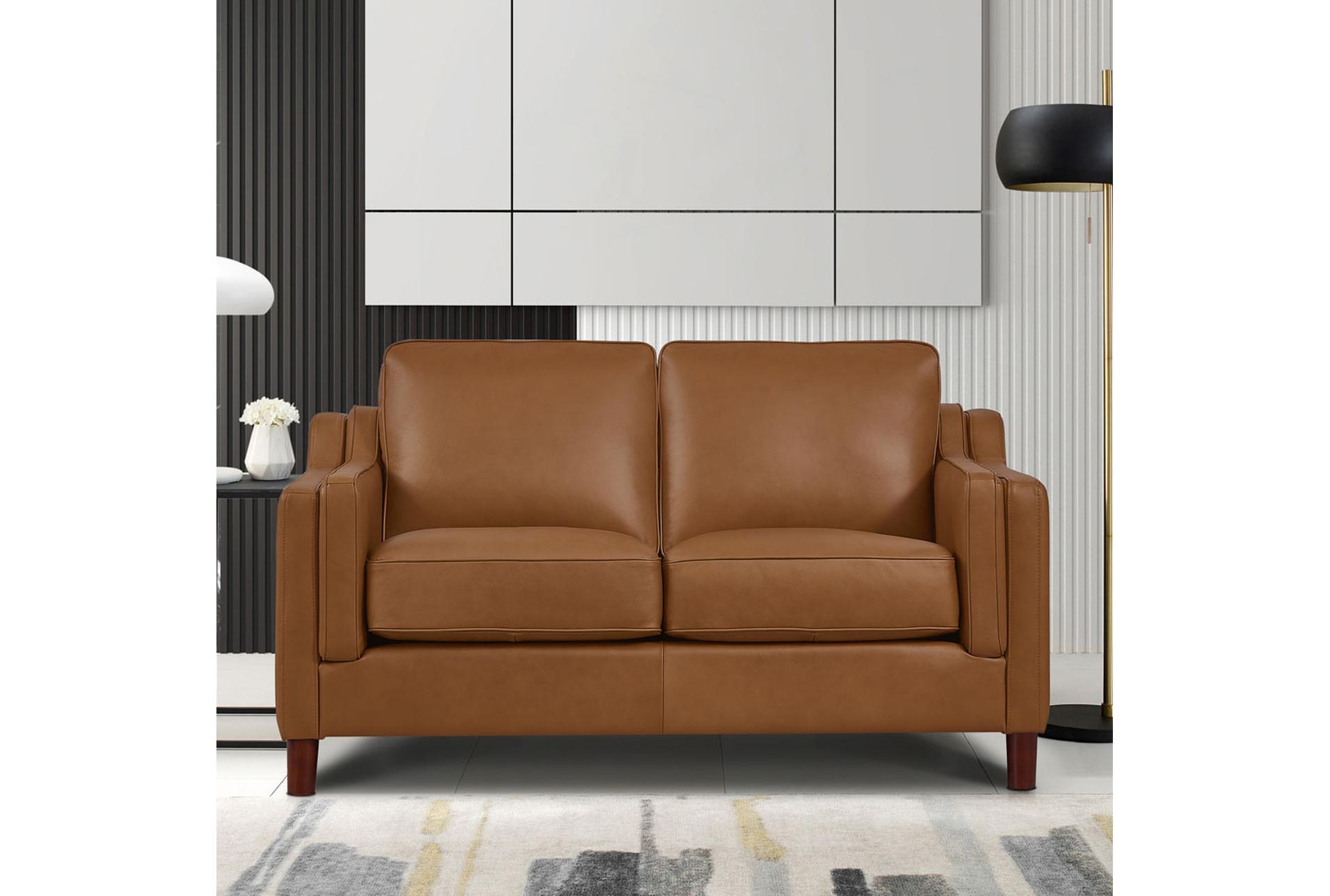 beau brown modern leather loveseat 18 beau brown modern leather loveseat