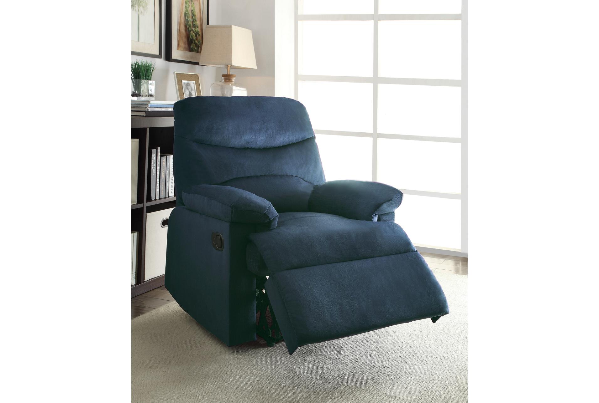 arcadia 35" blue woven fabric manual recliner | exterior pull 18 arcadia 35" blue woven fabric manual recliner | exterior pull