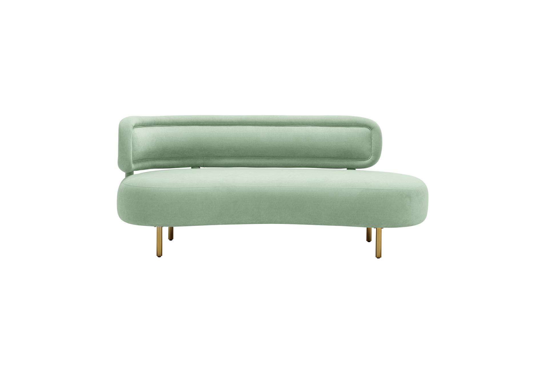 taiya mint green 70" velvet fabric sofa settee 10 taiya mint green 70" velvet fabric sofa settee