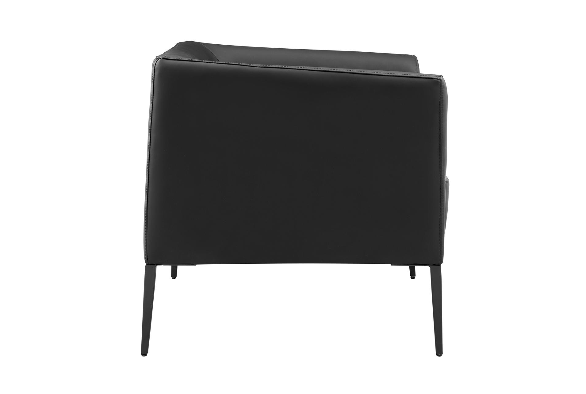 mani black leather lounge arm chair with matte black legs 10 mani black leather lounge arm chair with matte black legs