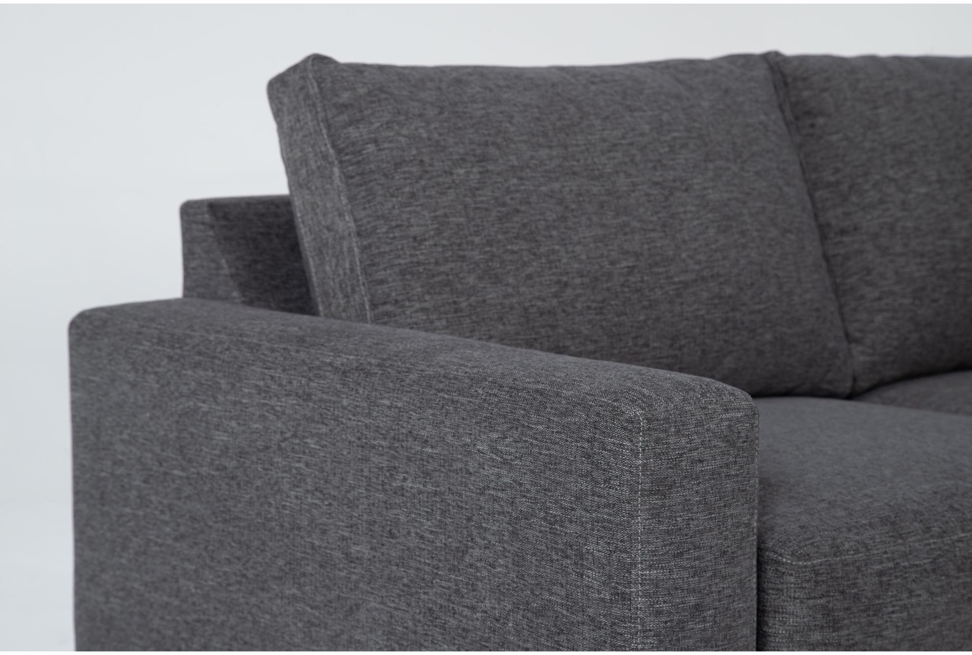 araceli ii pewter grey fabric 86" sofa | track arms | loose reversible back 9 araceli ii pewter grey fabric 86" sofa | track arms | loose reversible back