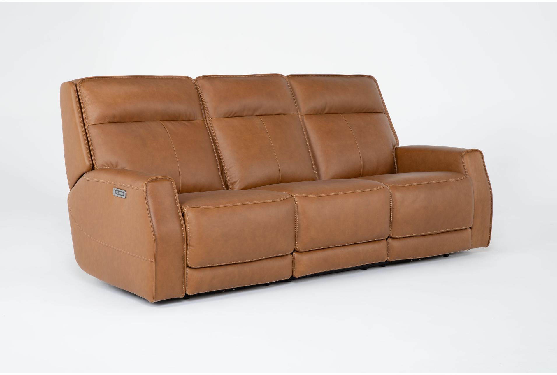 thornton saddle brown top grain leather 91" power zero gravity reclining sofa with power headrest power lumbar & usb | adjustable headrests 16 thornton saddle brown top grain leather 91" power zero gravity reclining sofa with power headrest power lumbar & usb | adjustable headrests