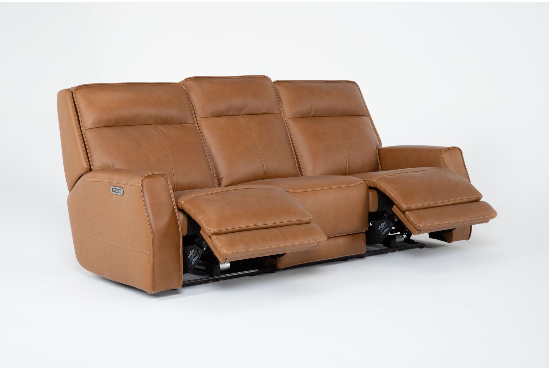 thornton saddle brown top grain leather 91" power zero gravity reclining sofa with power headrest power lumbar & usb | adjustable headrests 17 thornton saddle brown top grain leather 91" power zero gravity reclining sofa with power headrest power lumbar & usb | adjustable headrests
