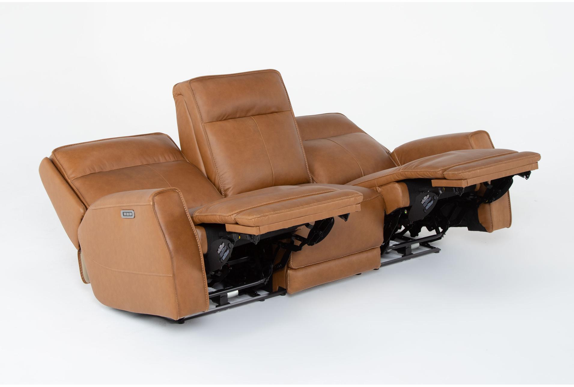 thornton saddle brown top grain leather 91" power zero gravity reclining sofa with power headrest power lumbar & usb | adjustable headrests 19 thornton saddle brown top grain leather 91" power zero gravity reclining sofa with power headrest power lumbar & usb | adjustable headrests