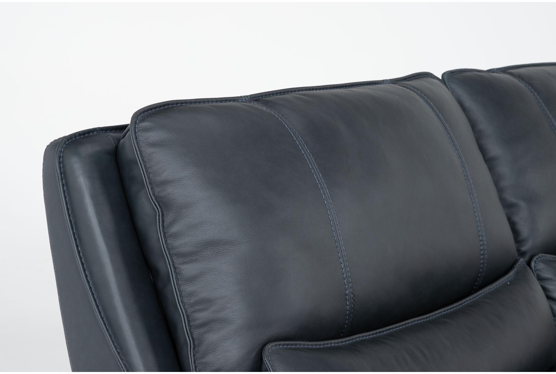 montana navy blue top grain leather 89" power zero gravity reclining sofa with power headrest & usb 20 montana navy blue top grain leather 89" power zero gravity reclining sofa with power headrest & usb