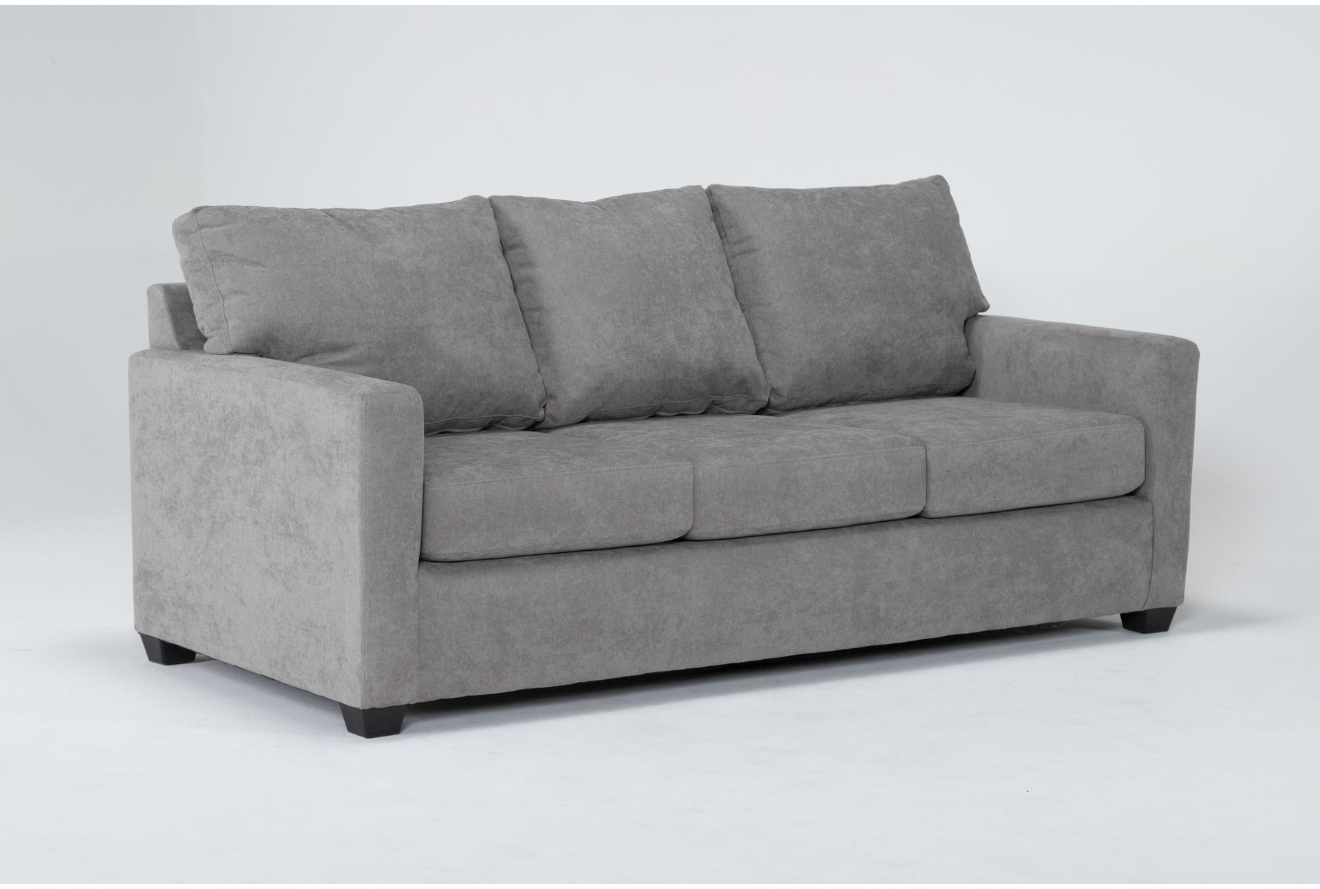 aramis vintage grey fabric 83" queen memory foam sleeper sofa bed | track arms | loose reversible back 10 aramis vintage grey fabric 83" queen memory foam sleeper sofa bed | track arms | loose reversible back
