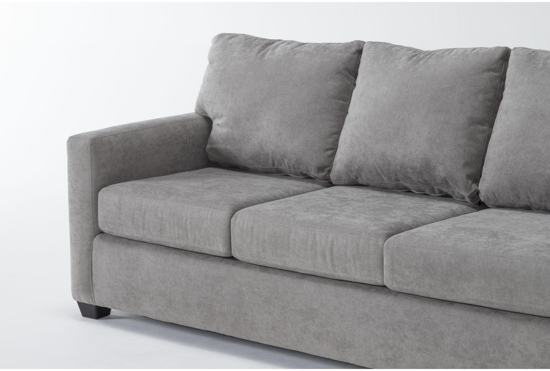 aramis vintage grey fabric 83" queen memory foam sleeper sofa bed | track arms | loose reversible back 12 aramis vintage grey fabric 83" queen memory foam sleeper sofa bed | track arms | loose reversible back