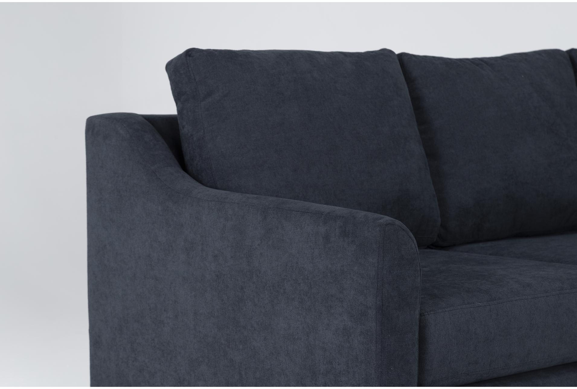 porthos midnight navy blue fabric 2 piece queen memory foam sleeper sofa bed & arm chair set | loose reversible back 11 porthos midnight navy blue fabric 2 piece queen memory foam sleeper sofa bed & arm chair set | loose reversible back