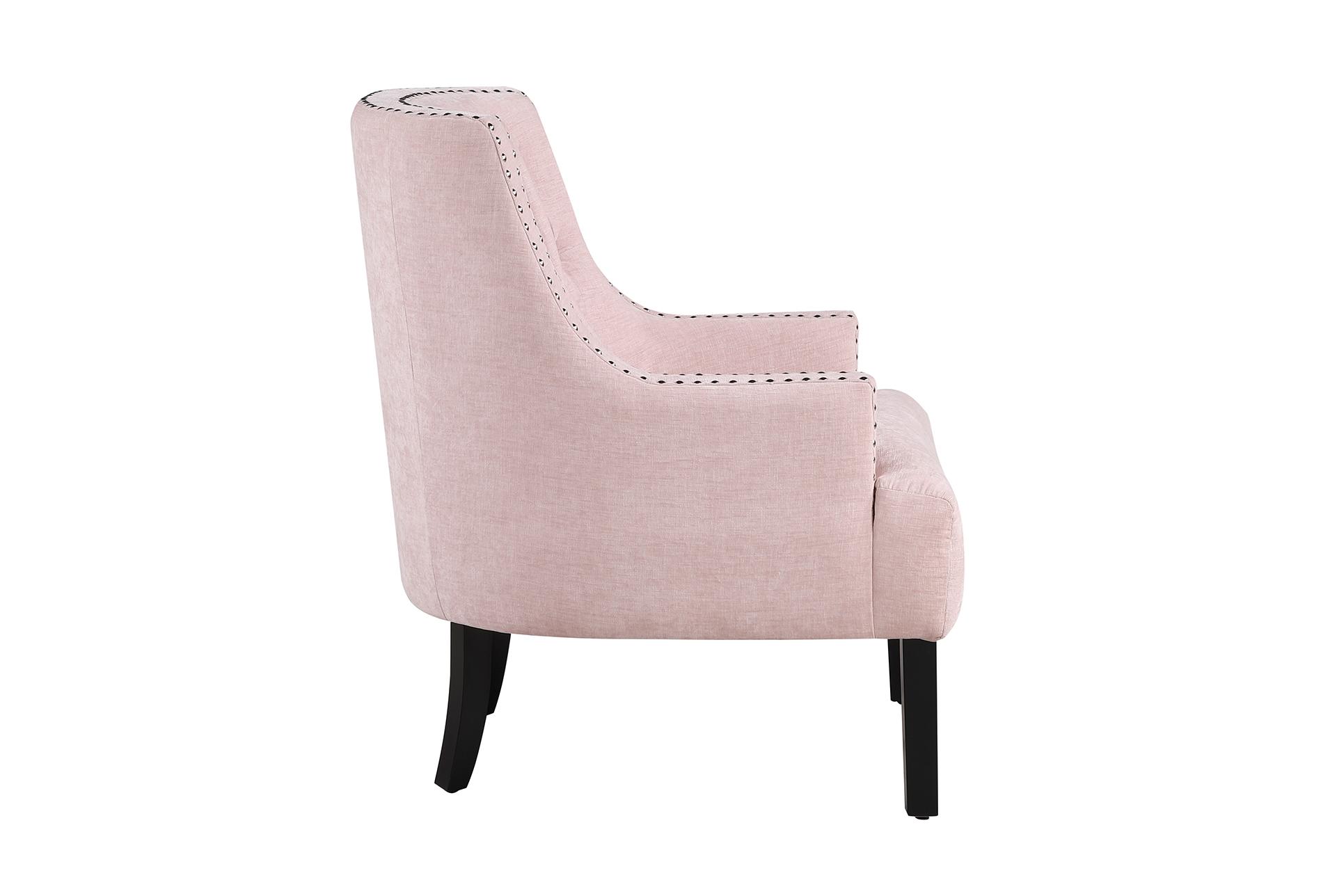 belfield pink accent chair | fabric | solid | with arms 11 belfield pink accent chair | fabric | solid | with arms