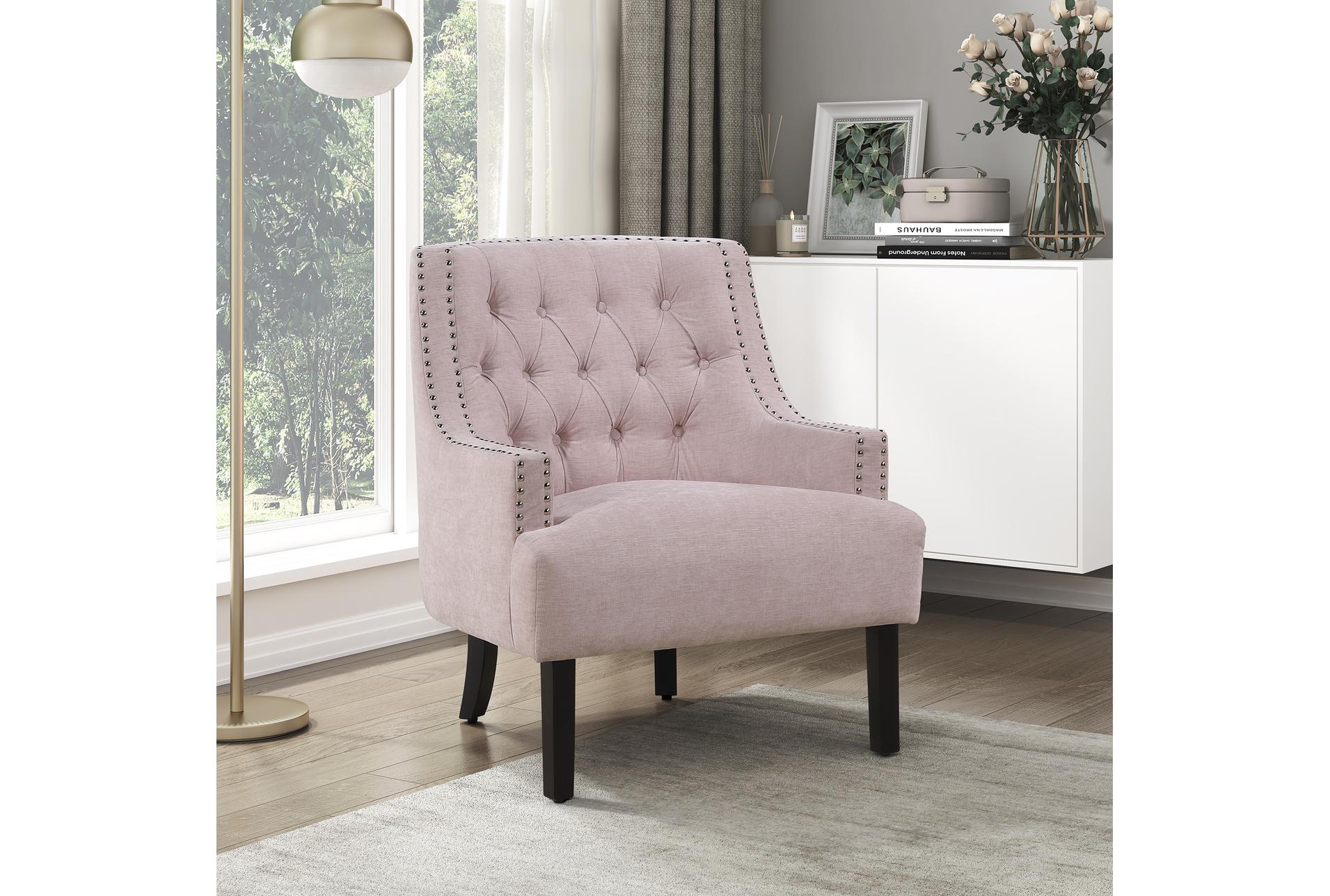 belfield pink accent chair | fabric | solid | with arms 16 belfield pink accent chair | fabric | solid | with arms