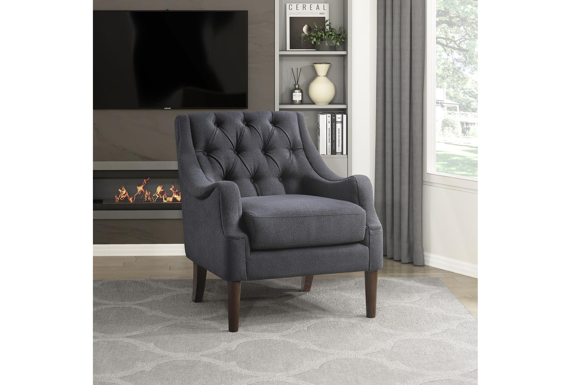 mara dark grey accent chair | fabric | solid | with arms 16 mara dark grey accent chair | fabric | solid | with arms