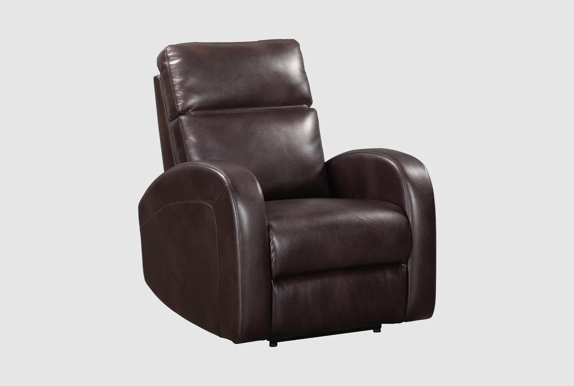 paxton 34" brown power recliner with usb | button 1 paxton 34" brown power recliner with usb | button
