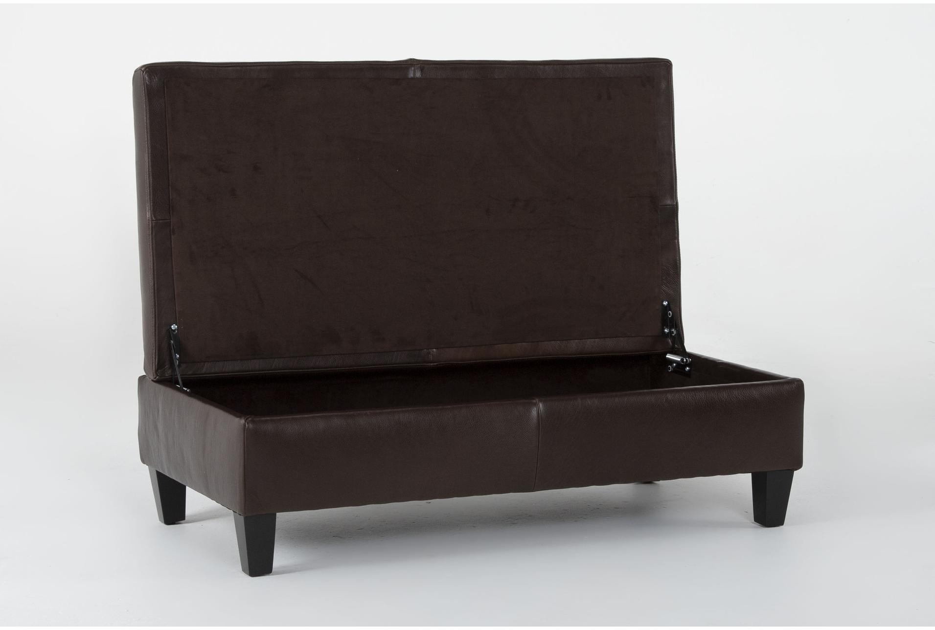 perch iii leather medium rectangle storage ottoman 9 perch iii leather medium rectangle storage ottoman