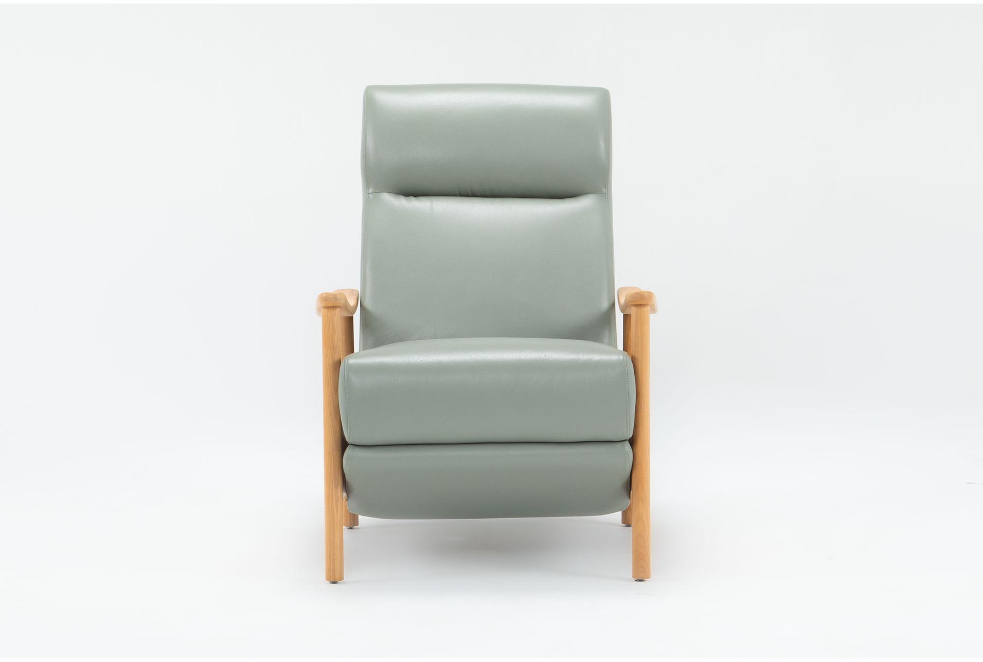 finnian leather pushback recliner 1 finnian leather pushback recliner
