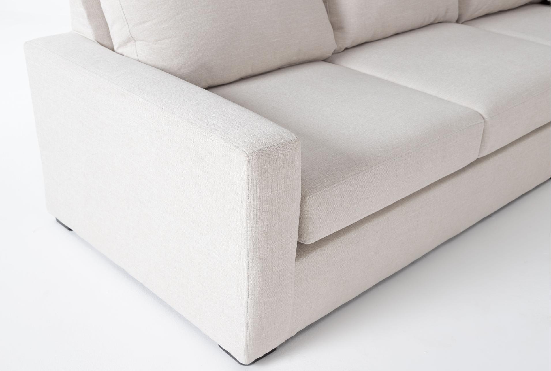 araceli ii sand beige white fabric modular 140" 4 piece u-shaped sectional with right arm facing chaise & storage ottoman 8 araceli ii sand beige white fabric modular 140" 4 piece u-shaped sectional with right arm facing chaise & storage ottoman