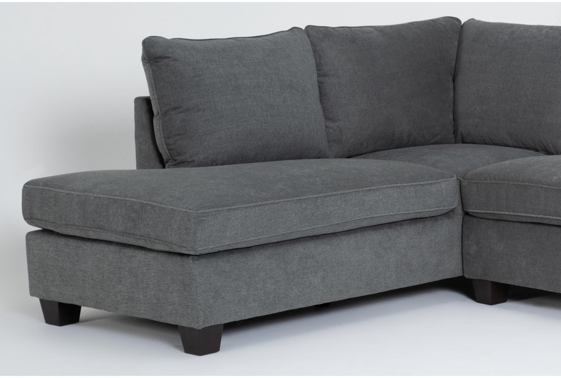 reid natural grey fabric 109" 2 piece l-shaped sectional with left arm facing corner chaise | track arms 8 reid natural grey fabric 109" 2 piece l-shaped sectional with left arm facing corner chaise | track arms