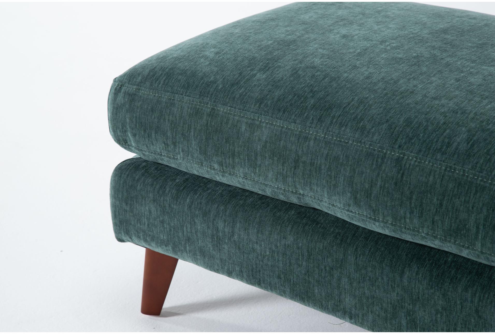 allie midnight jade green fabric rectangle ottoman 7 allie midnight jade green fabric rectangle ottoman