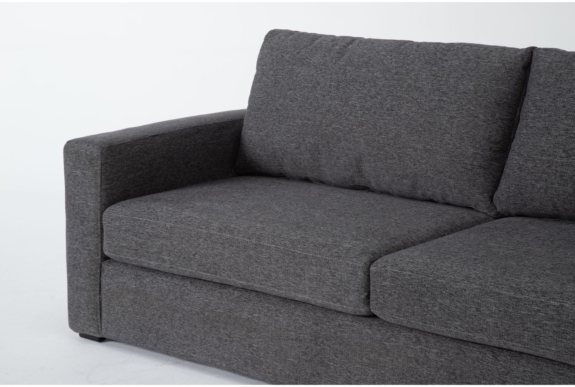 araceli ii pewter grey fabric 3 piece 95" sofa oversized arm chair & storage ottoman set | loose reversible back 6 araceli ii pewter grey fabric 3 piece 95" sofa oversized arm chair & storage ottoman set | loose reversible back