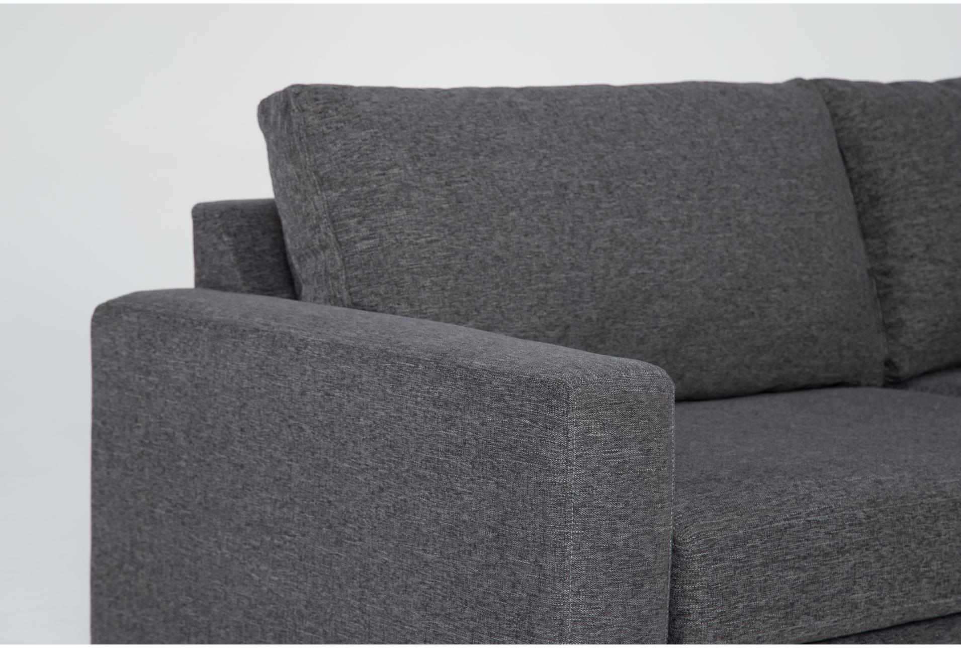 araceli ii pewter grey fabric 3 piece 95" sofa oversized arm chair & storage ottoman set | loose reversible back 7 araceli ii pewter grey fabric 3 piece 95" sofa oversized arm chair & storage ottoman set | loose reversible back