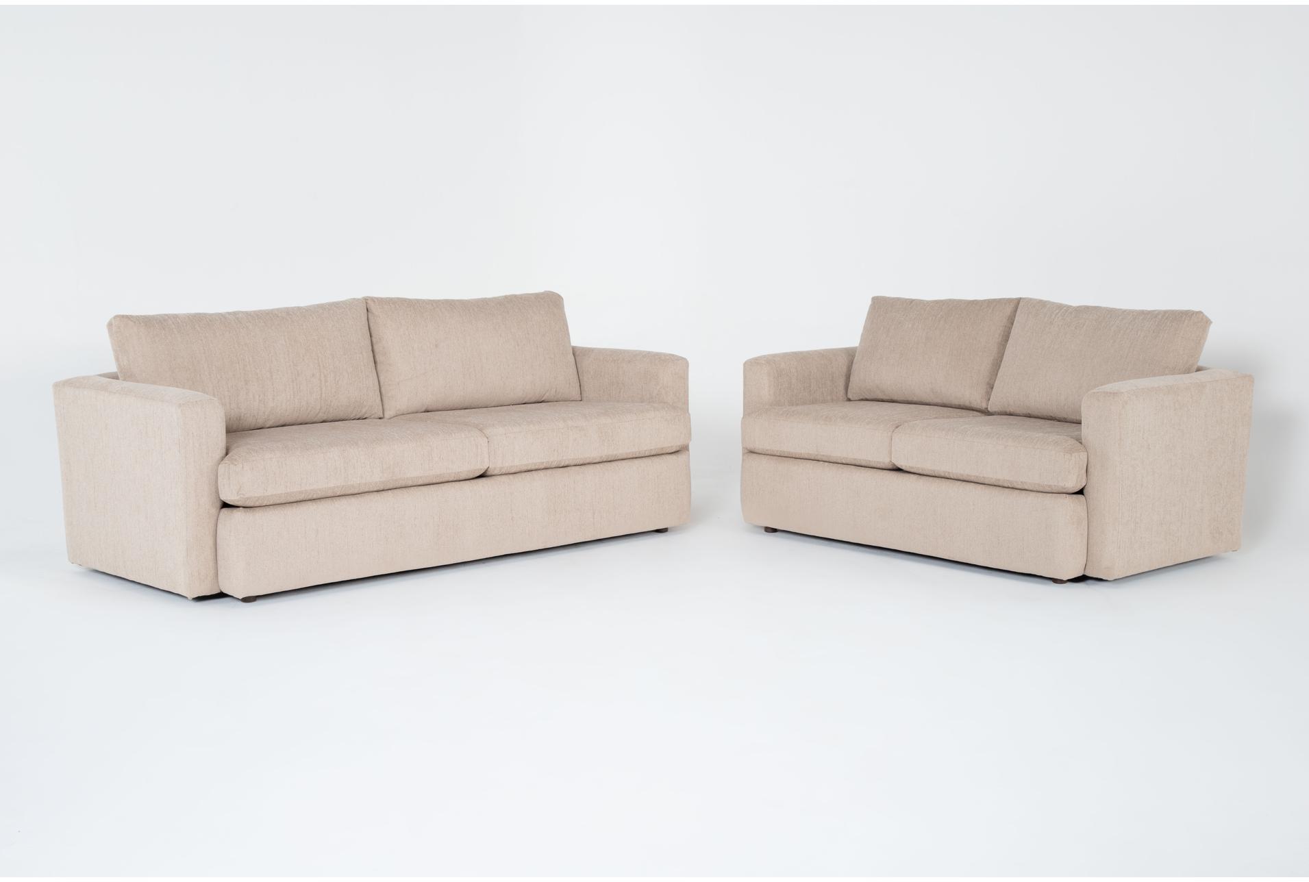 basil putty beige fabric 2 piece sofa & love set 1 basil putty beige fabric 2 piece sofa & love set