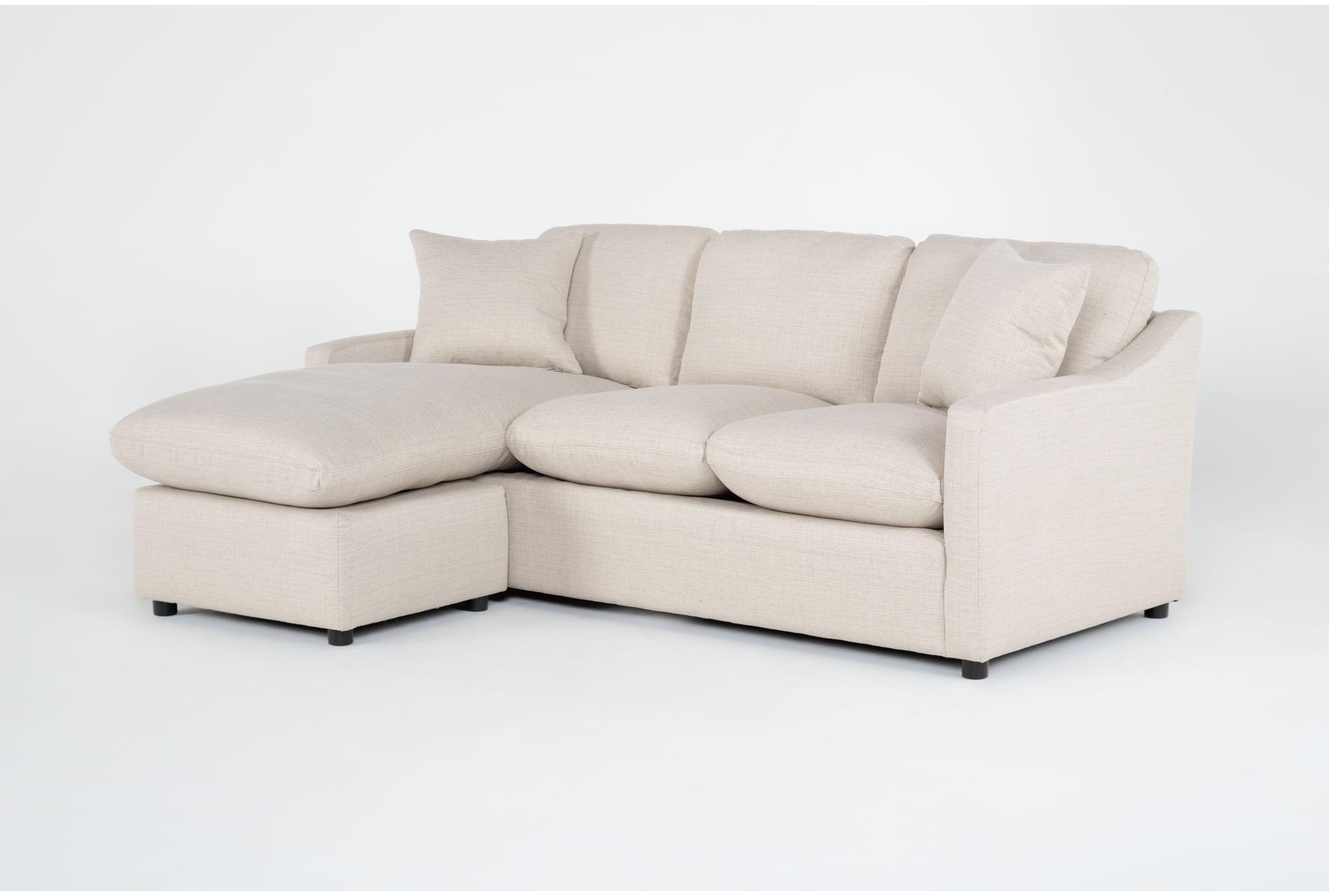 cozy beige linen fabric 84" sofa with reversible chaise 9 cozy beige linen fabric 84" sofa with reversible chaise