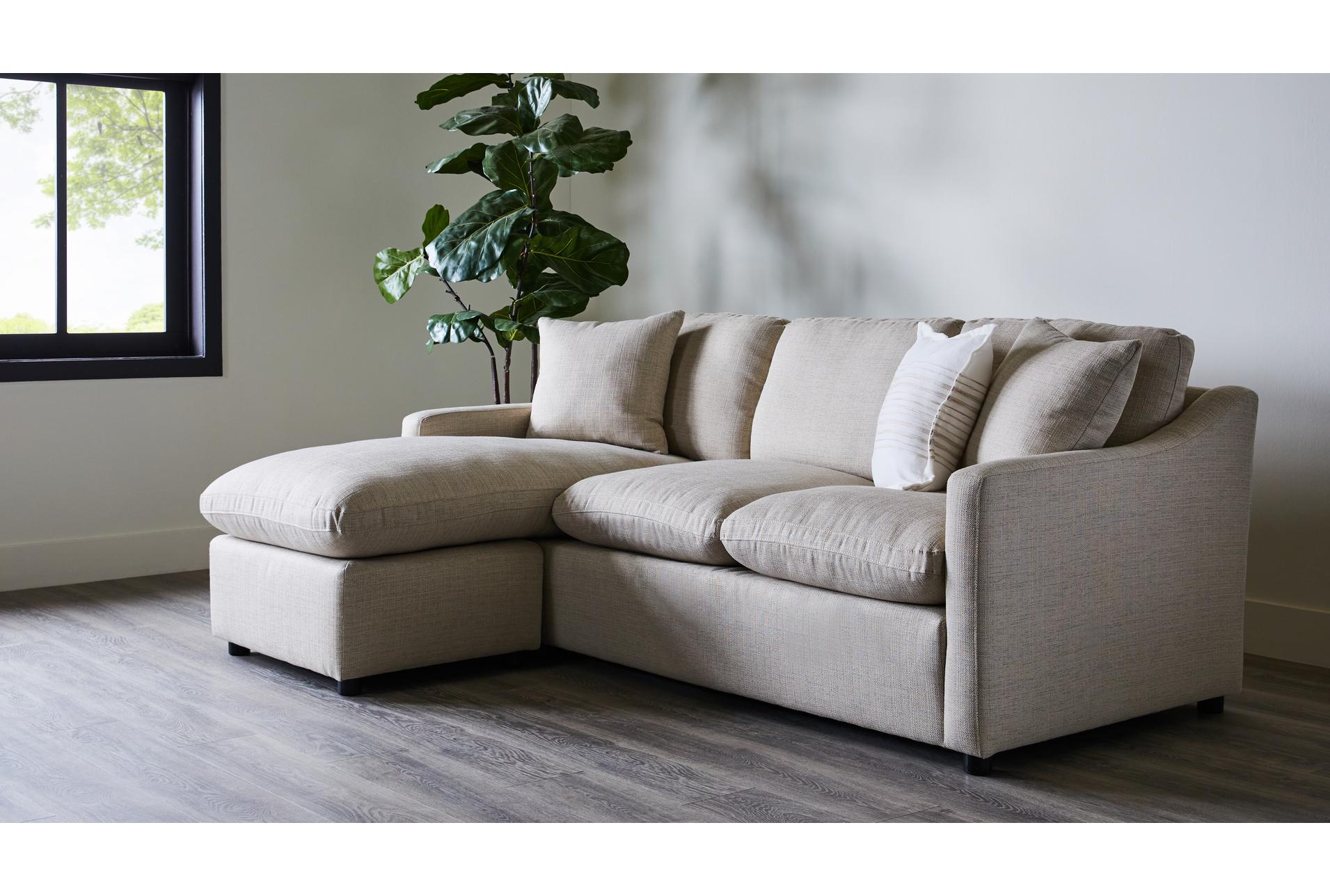 cozy beige linen fabric 84" sofa with reversible chaise 14 cozy beige linen fabric 84" sofa with reversible chaise