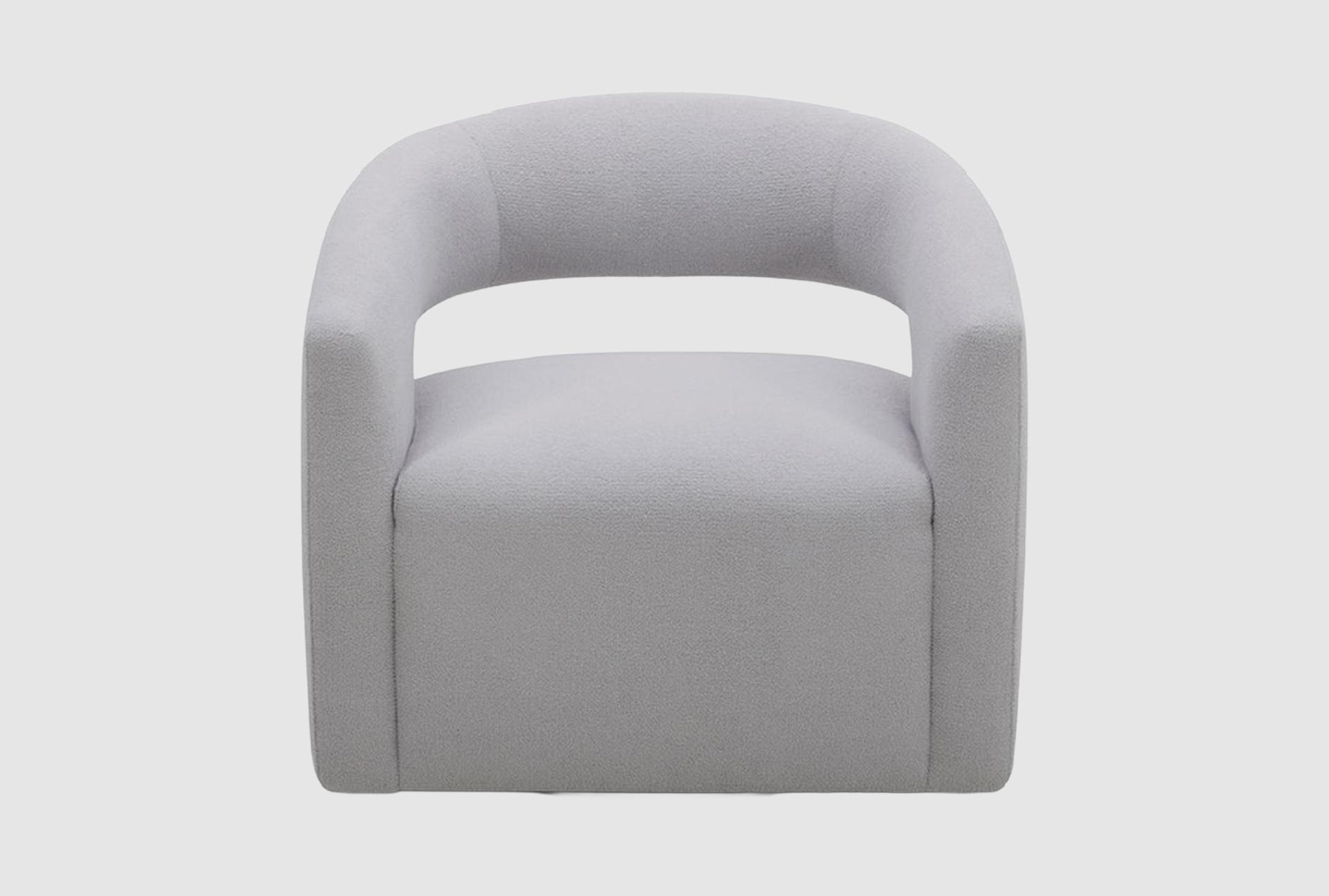 maddyson dove grey fabric open back swivel barrel accent arm chair | sets | solid | armchair | high performance fabric 1 maddyson dove grey fabric open back swivel barrel accent arm chair | sets | solid | armchair | high performance fabric
