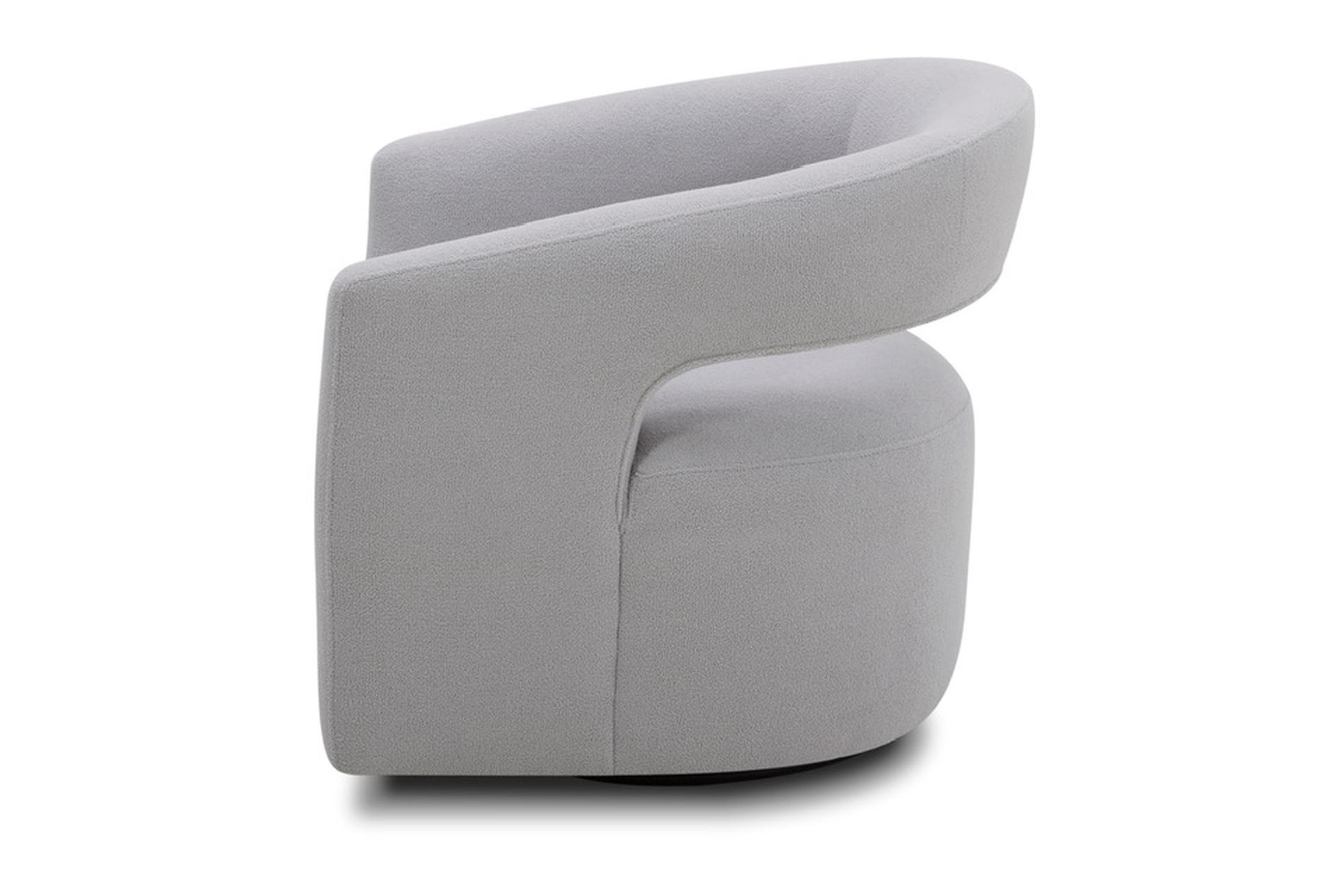 maddyson dove grey fabric open back swivel barrel accent arm chair | sets | solid | armchair | high performance fabric 11 maddyson dove grey fabric open back swivel barrel accent arm chair | sets | solid | armchair | high performance fabric
