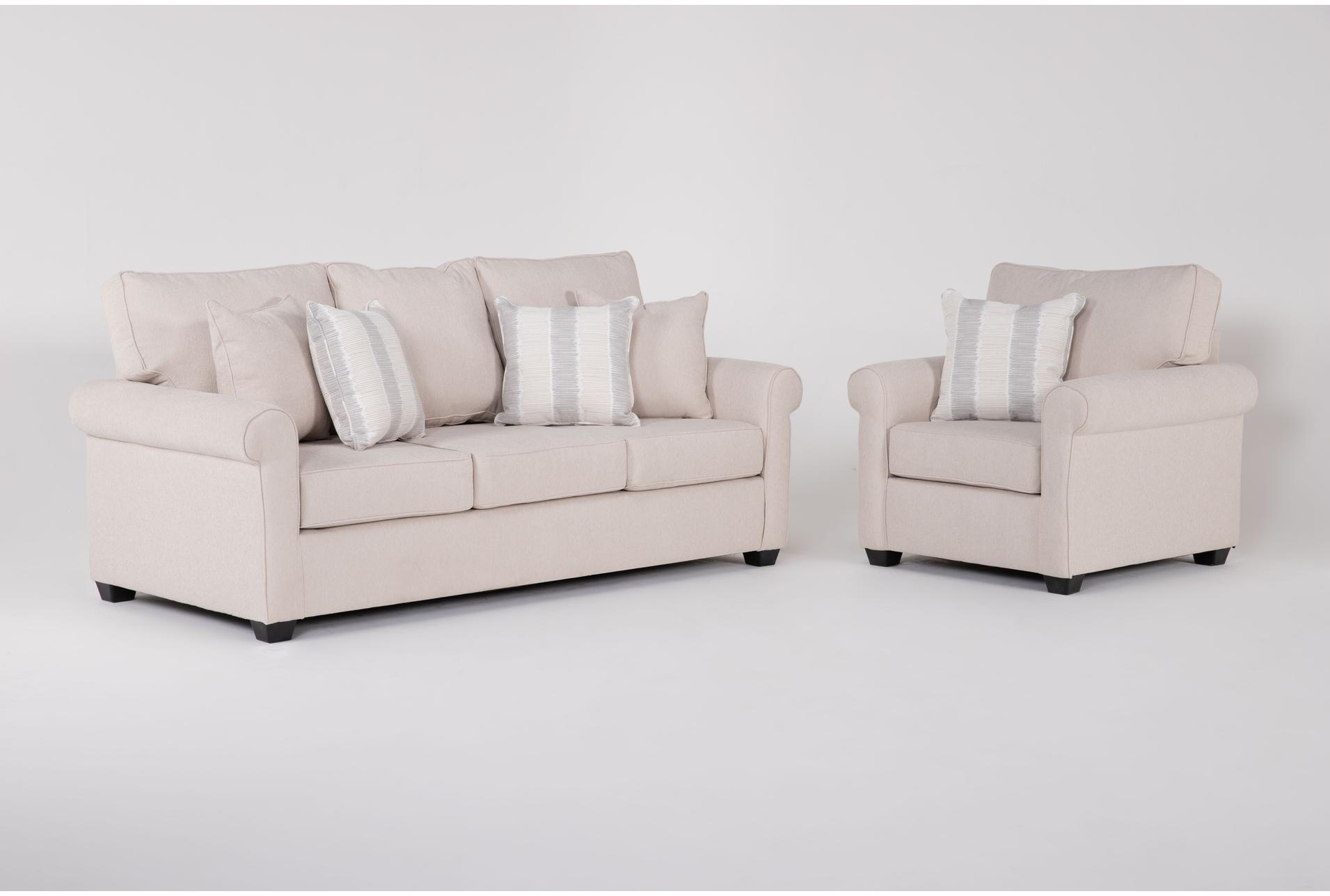 amora sand beige fabric 2 piece sofa & arm chair set 1 amora sand beige fabric 2 piece sofa & arm chair set