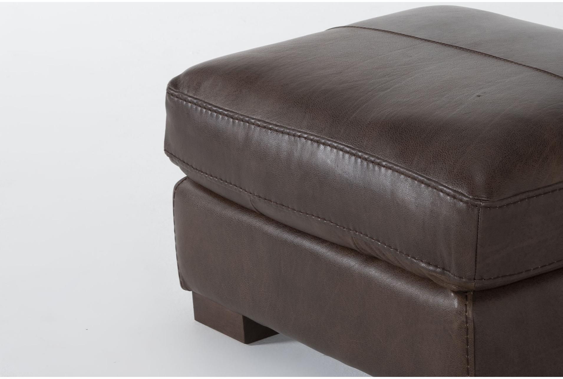 benjamin brown 100% top grain italian leather rectangle ottoman 8 benjamin brown 100% top grain italian leather rectangle ottoman