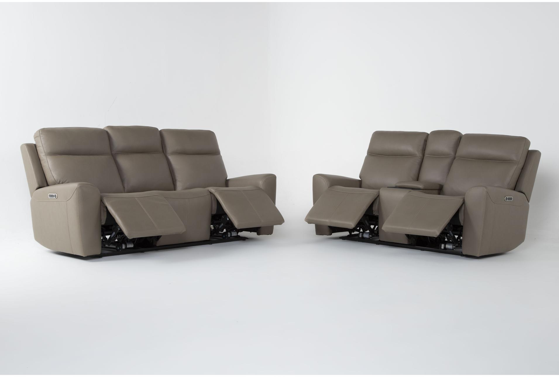 samuel taupe leather 2 piece flexsteel power zero gravity reclining sofa and console loveseat set 15 samuel taupe leather 2 piece flexsteel power zero gravity reclining sofa and console loveseat set