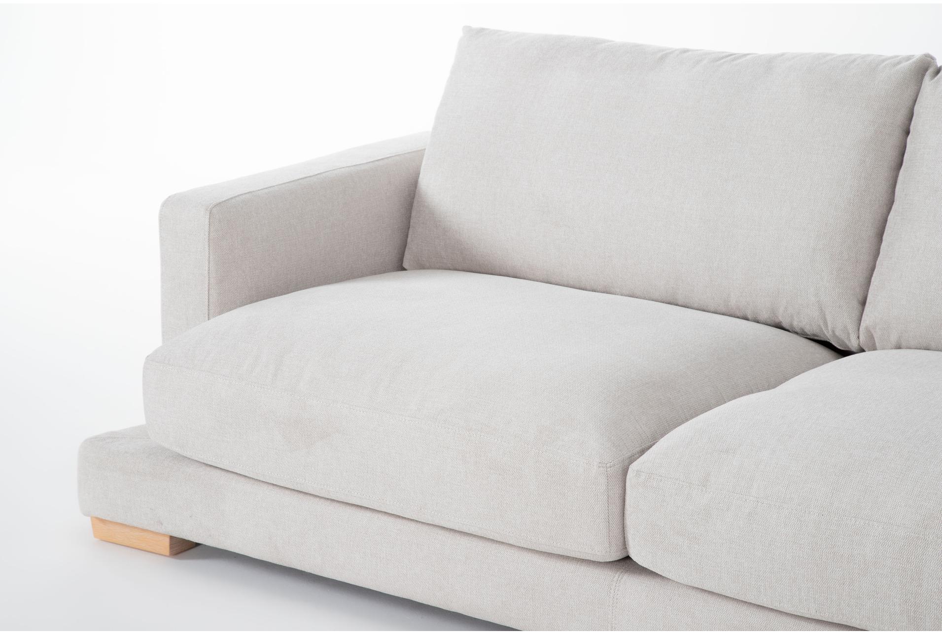 lindsey white fabric sand 127" 2 piece l-shaped sectional with right arm facing chaise 9 lindsey white fabric sand 127" 2 piece l-shaped sectional with right arm facing chaise