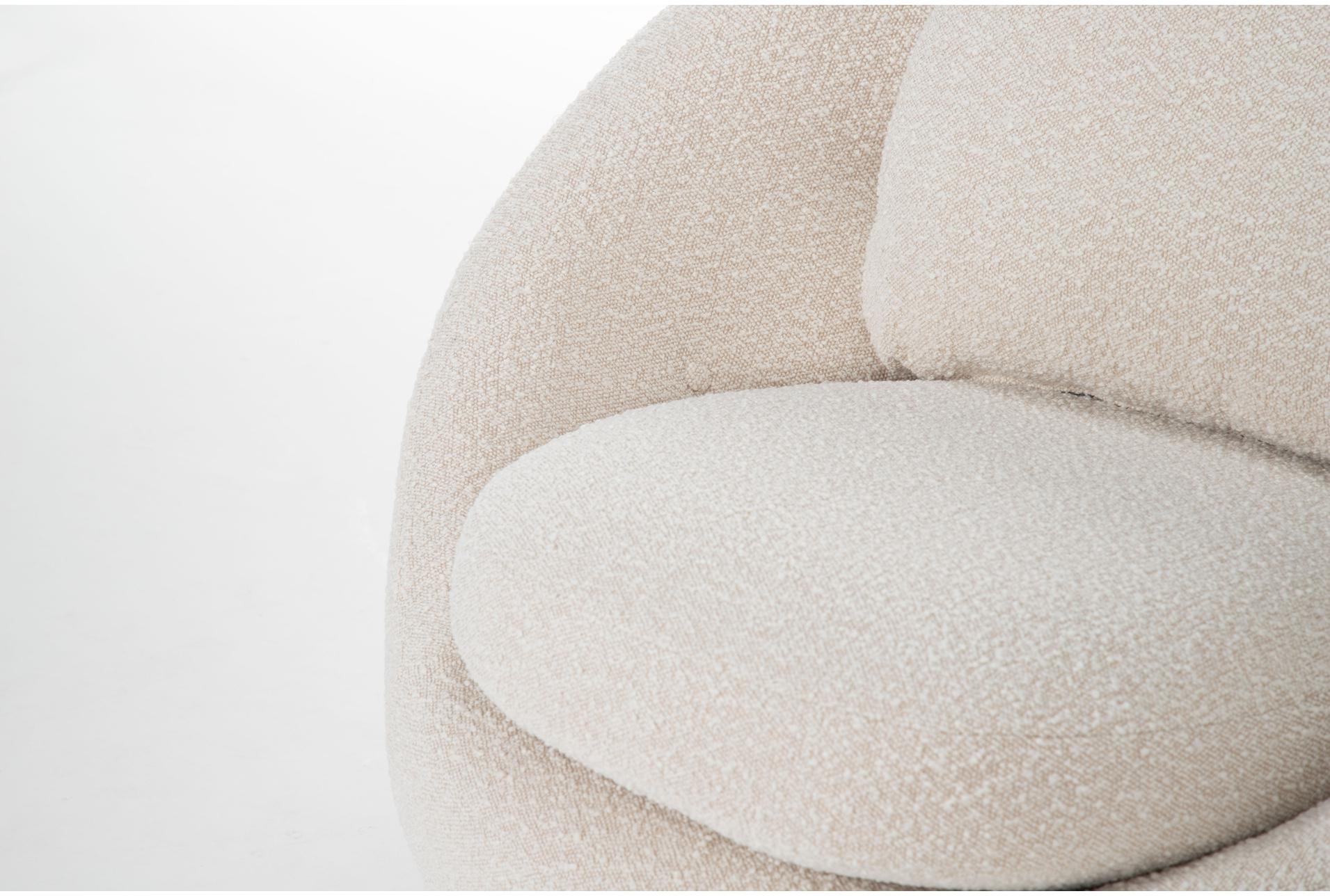 guiliana white boucle fabric swivel barrel egg chair set of 2 | papasan | lounge 7 guiliana white boucle fabric swivel barrel egg chair set of 2 | papasan | lounge