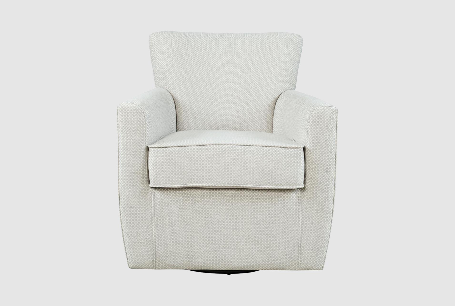 hannah cloud white fabric swivel accent arm chair | solid | armchair | club | with arms 1 hannah cloud white fabric swivel accent arm chair | solid | armchair | club | with arms