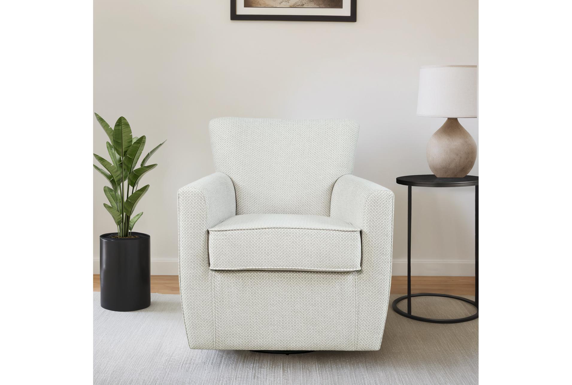 hannah cloud white fabric swivel accent arm chair | solid | armchair | club | with arms 4 hannah cloud white fabric swivel accent arm chair | solid | armchair | club | with arms