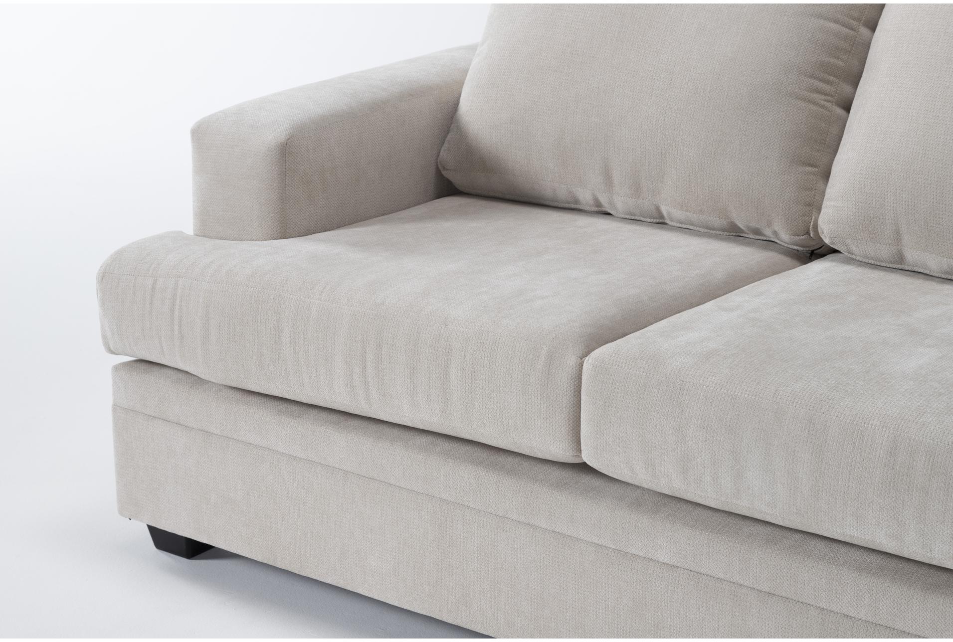 bonaterra sand beige fabric 70" loveseat | track arms | loose reversible back 8 bonaterra sand beige fabric 70" loveseat | track arms | loose reversible back