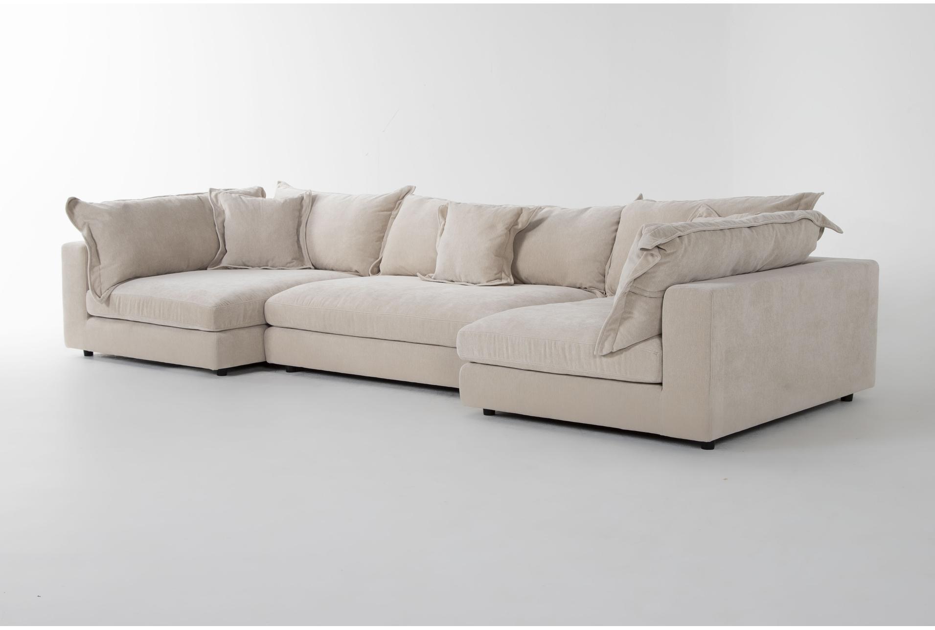 supreme lounger beige cobblestone natural fabric 4 piece oversized modular l-shaped sectional | reversible 10 supreme lounger beige cobblestone natural fabric 4 piece oversized modular l-shaped sectional | reversible