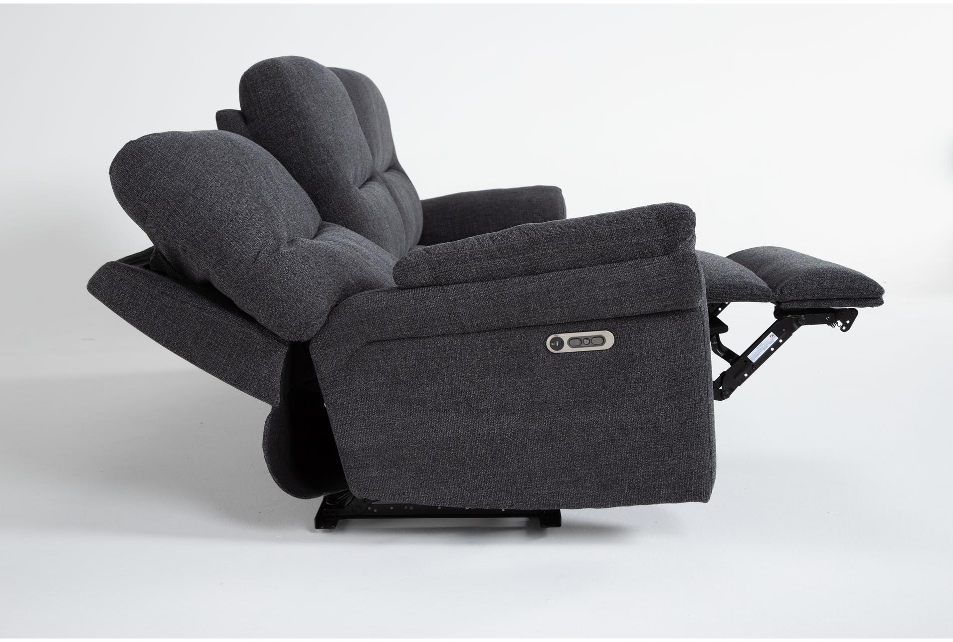 anderson grey 114" 3 piece power reclining modular sofa with power headrest & usb 20 anderson grey 114" 3 piece power reclining modular sofa with power headrest & usb