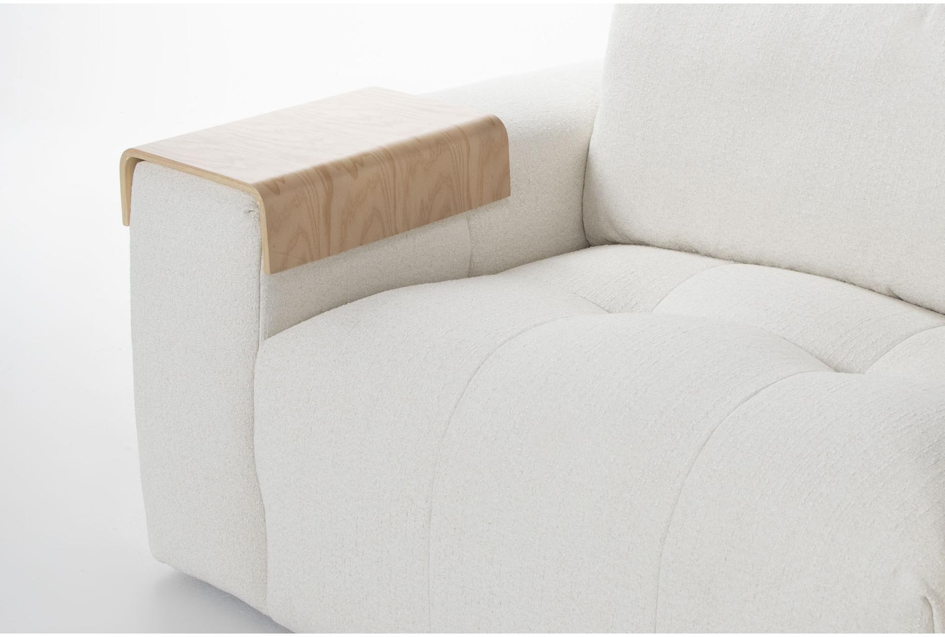 amallo ivory white fabric 5 piece modular l-shaped sectional with right arm facing bumper chaise & chair set 6 amallo ivory white fabric 5 piece modular l-shaped sectional with right arm facing bumper chaise & chair set