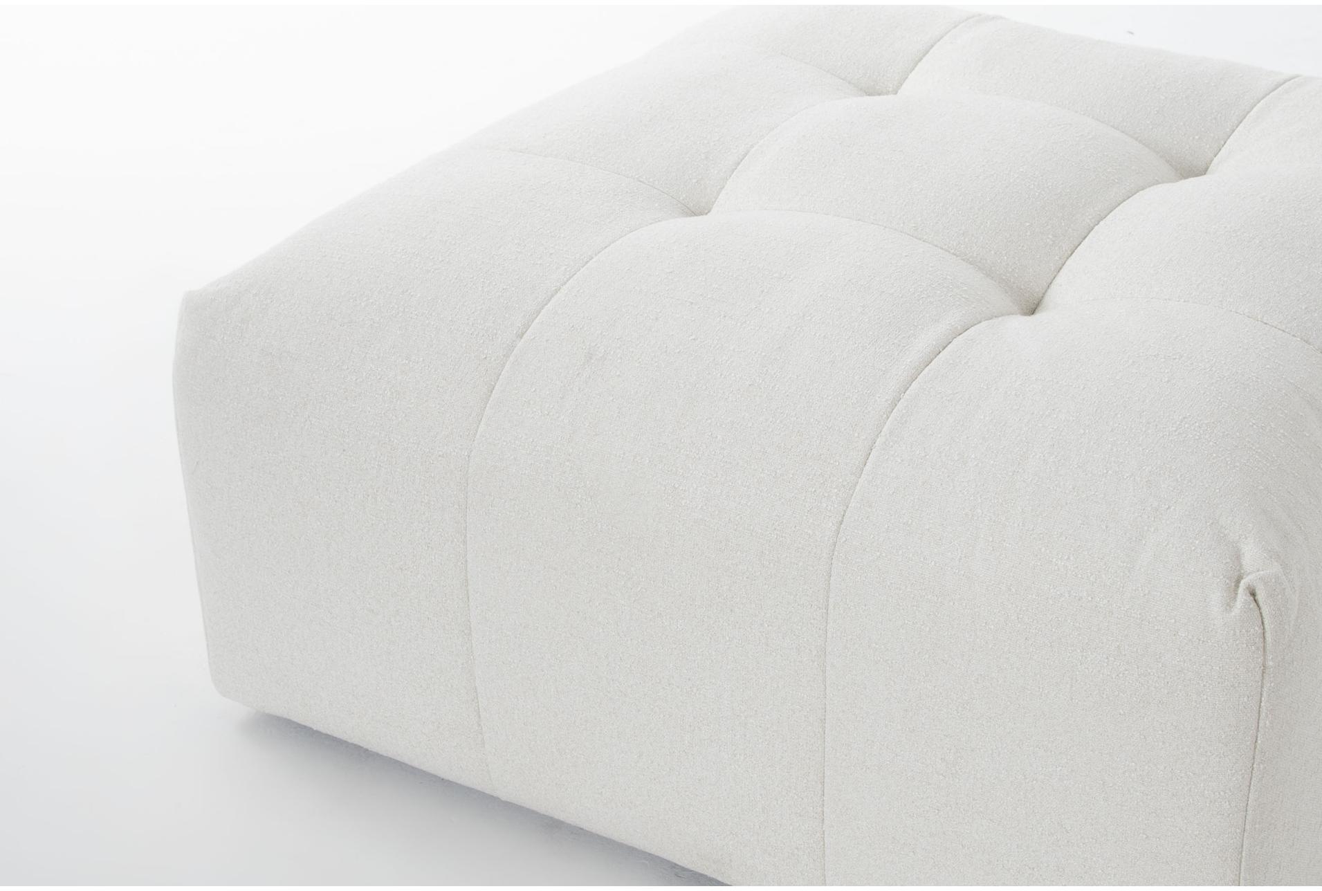 amallo ivory white fabric 5 piece modular l-shaped sectional with right arm facing bumper chaise & chair set 7 amallo ivory white fabric 5 piece modular l-shaped sectional with right arm facing bumper chaise & chair set