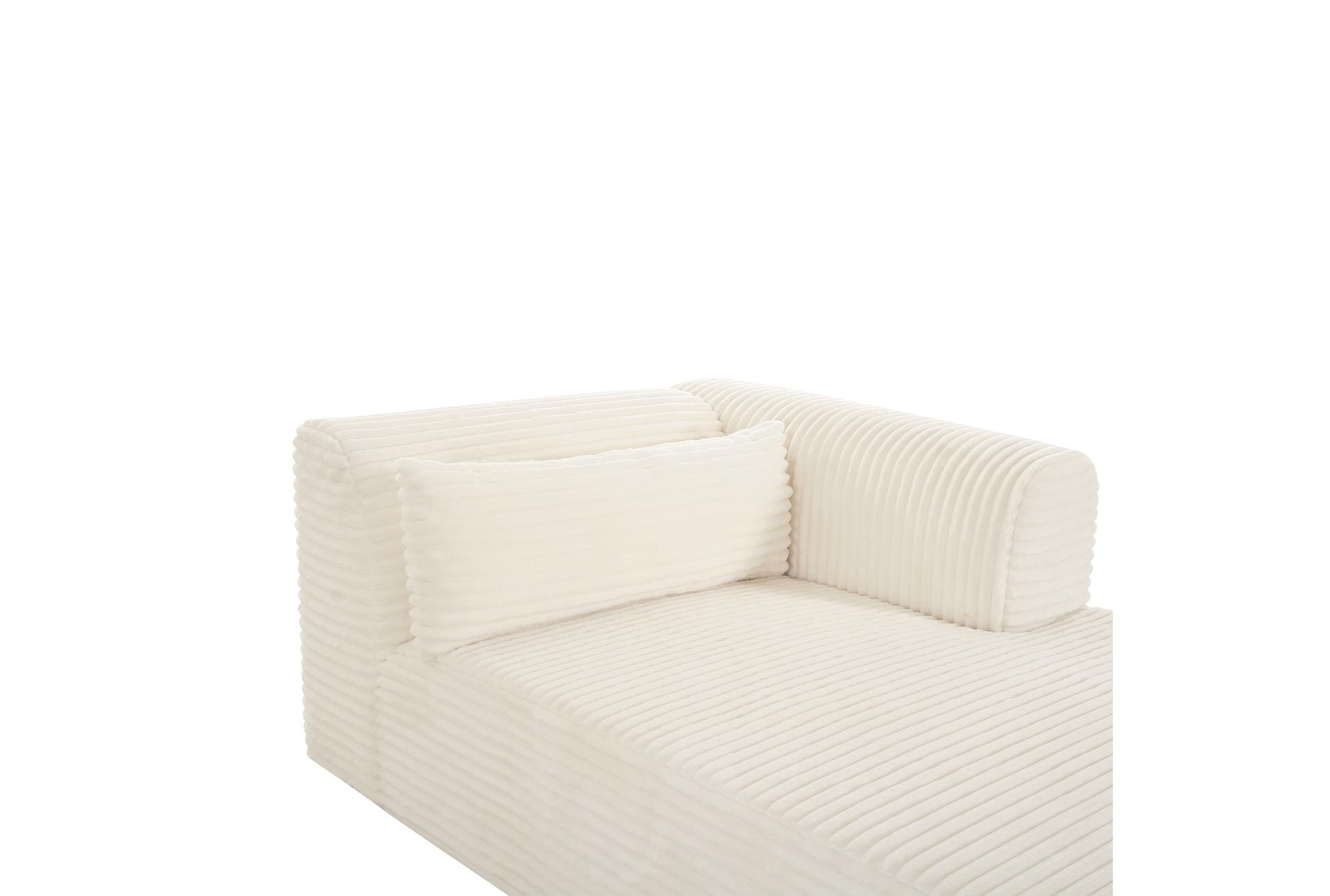 tarra fluffy oversized beige cream fabric corduroy modular right arm facing chaise 9 tarra fluffy oversized beige cream fabric corduroy modular right arm facing chaise