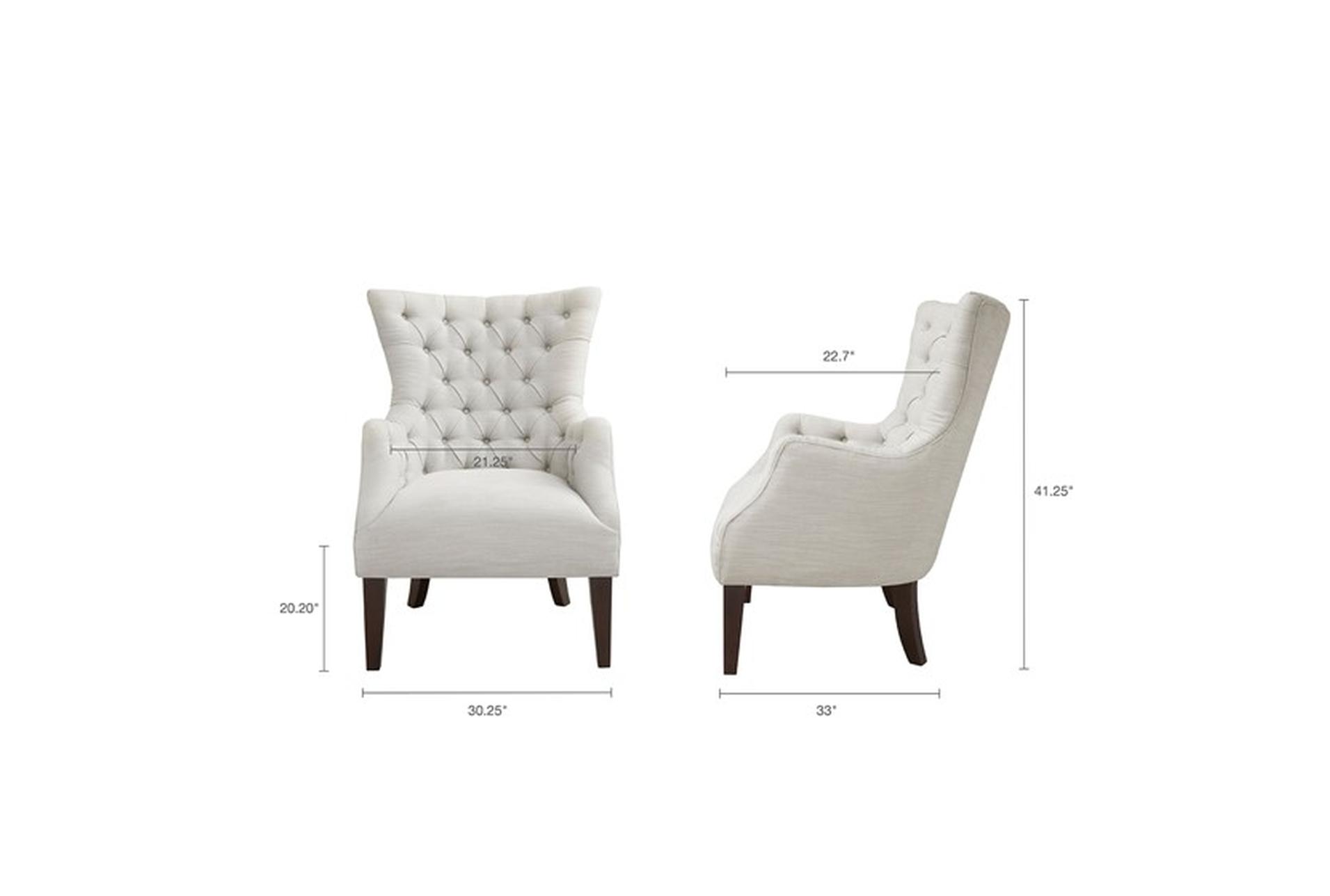 hannah ivory white button tufted fabric wingback arm chair 10 hannah ivory white button tufted fabric wingback arm chair