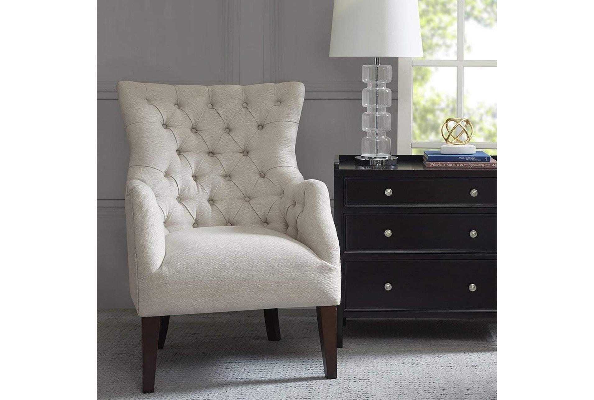 hannah ivory white button tufted fabric wingback arm chair 12 hannah ivory white button tufted fabric wingback arm chair