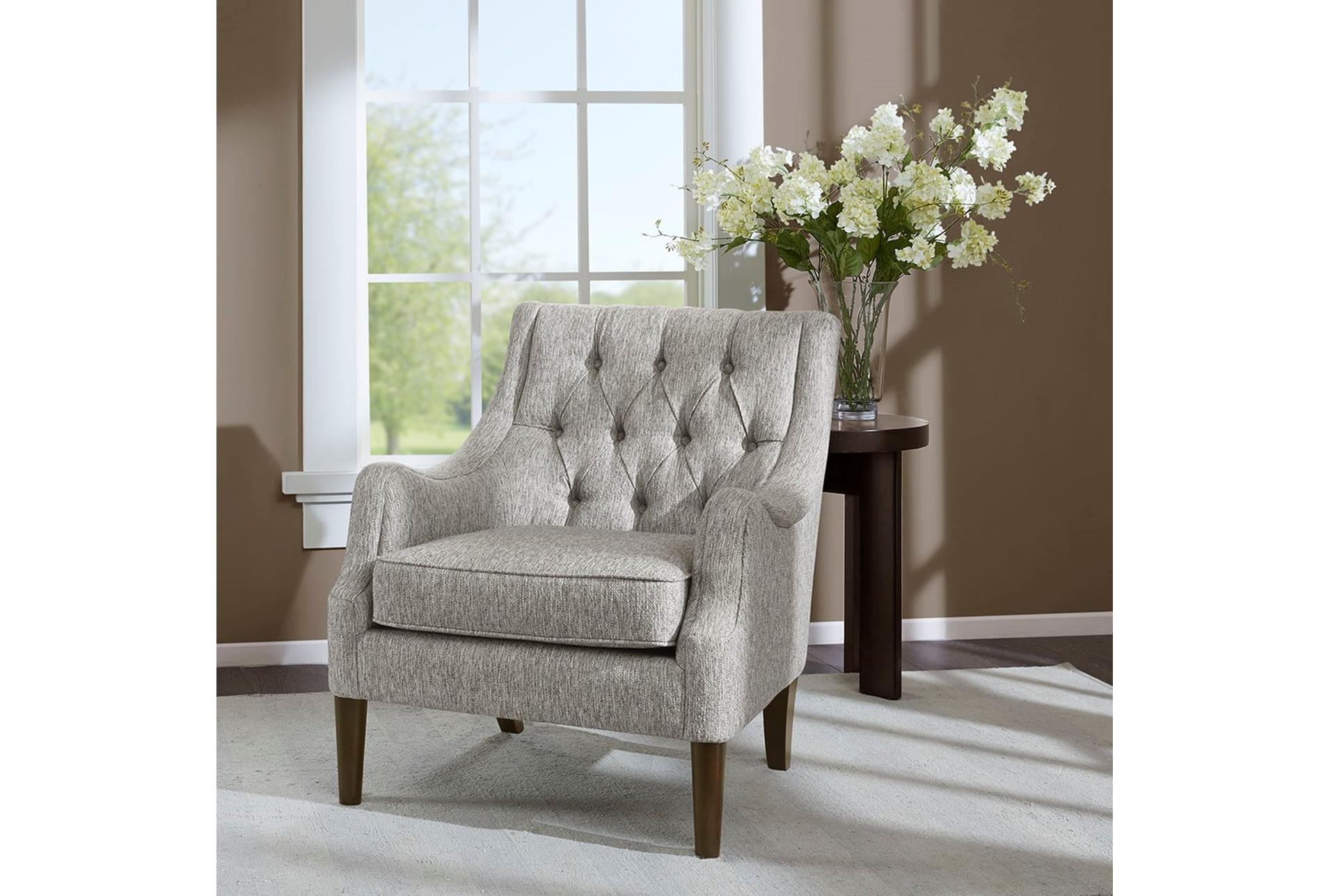 qwen grey tufted fabric accent arm chair 12 qwen grey tufted fabric accent arm chair