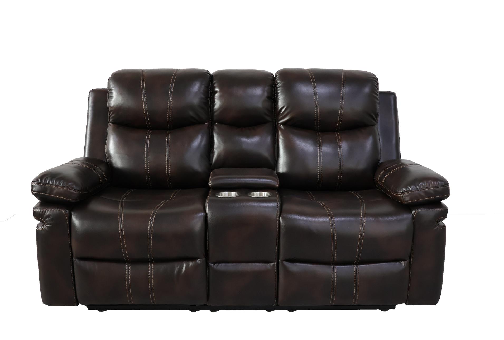 kellen brown faux leather 70" manual reclining console loveseat with adjustable headrest 9 kellen brown faux leather 70" manual reclining console loveseat with adjustable headrest