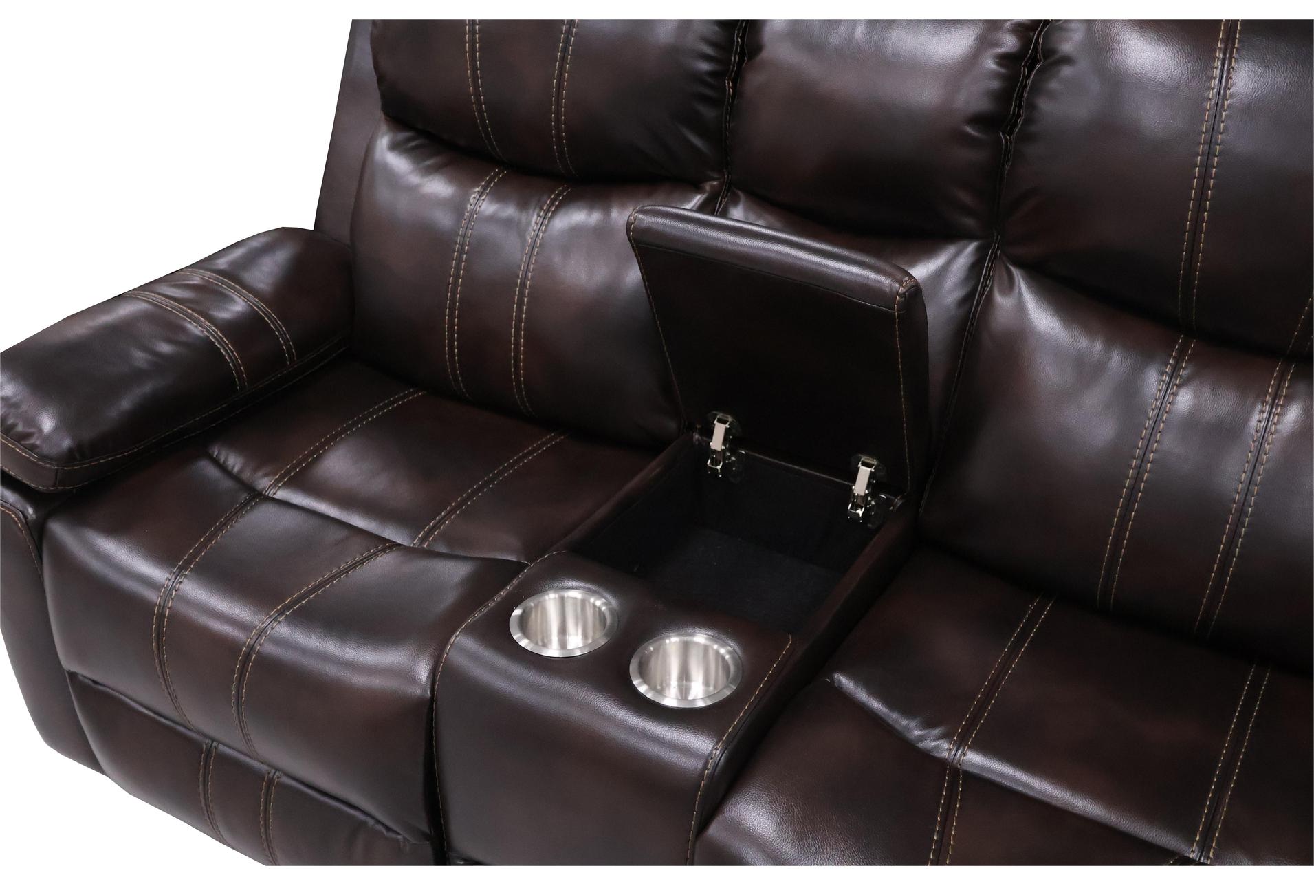 kellen brown faux leather 70" manual reclining console loveseat with adjustable headrest 11 kellen brown faux leather 70" manual reclining console loveseat with adjustable headrest