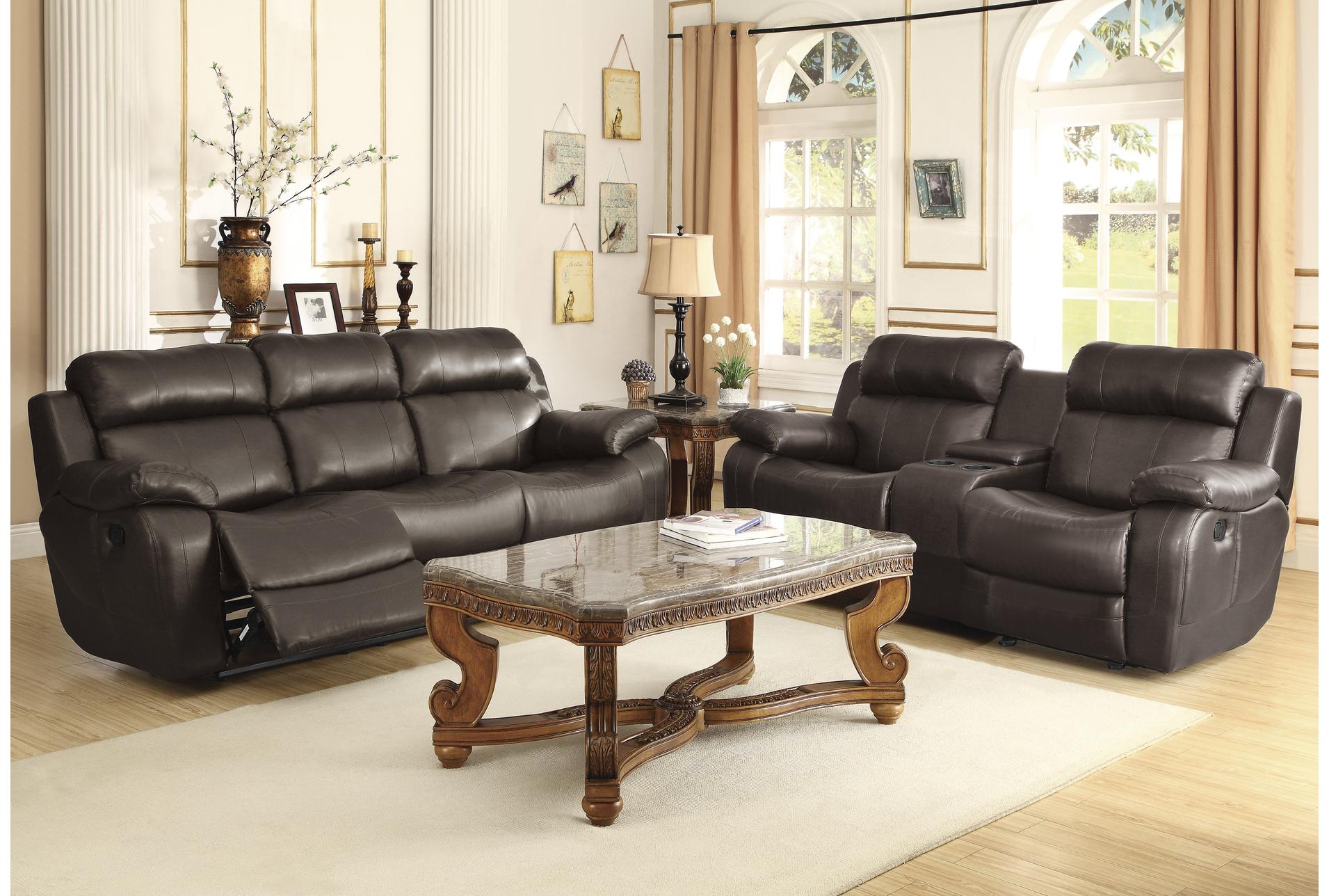 cameron brown faux leather 78" manual glider reclining console loveseat | cup holders 22 cameron brown faux leather 78" manual glider reclining console loveseat | cup holders