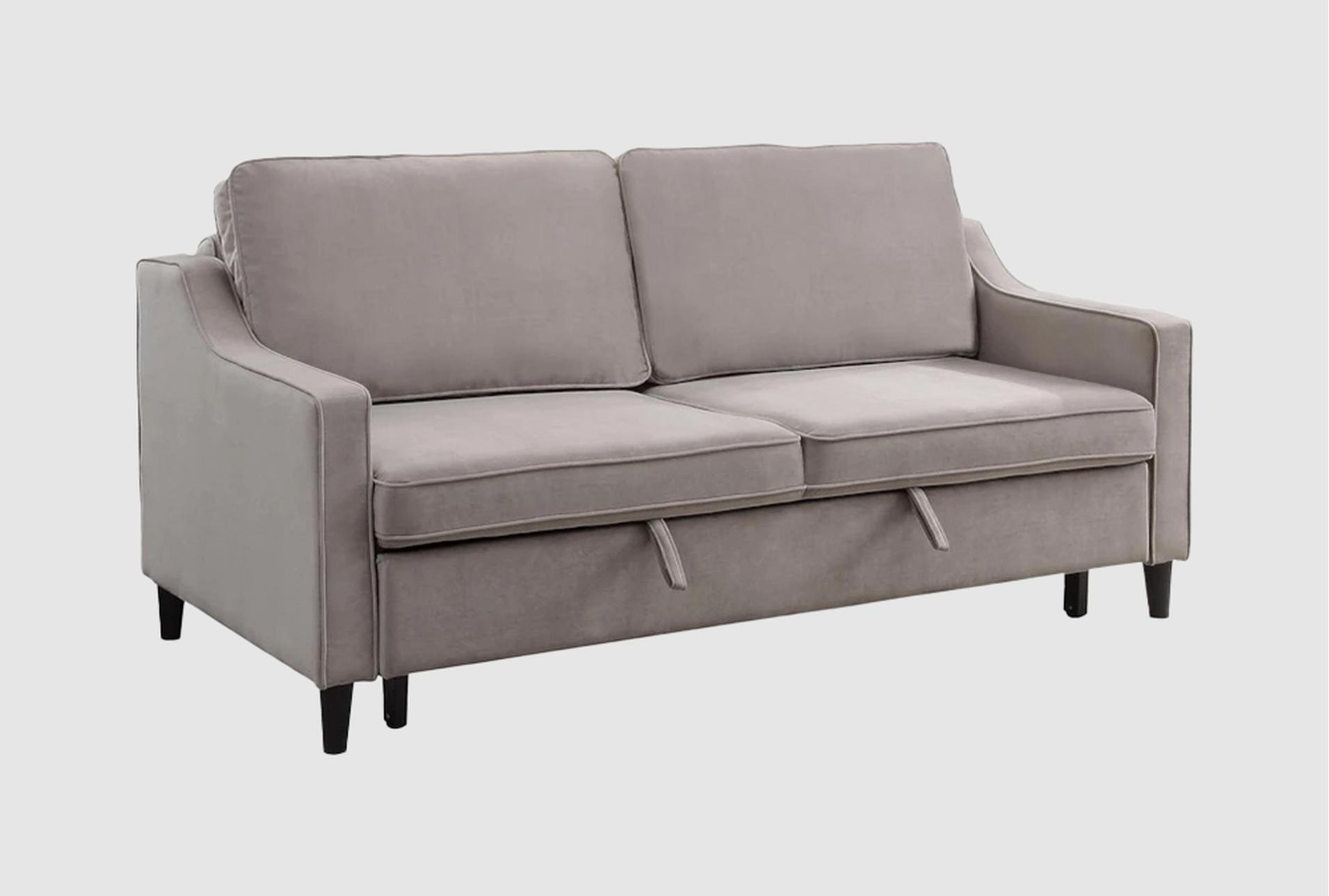 orina beige grey cobblestone 72" convertible futon sleeper sofa bed 1 orina beige grey cobblestone 72" convertible futon sleeper sofa bed